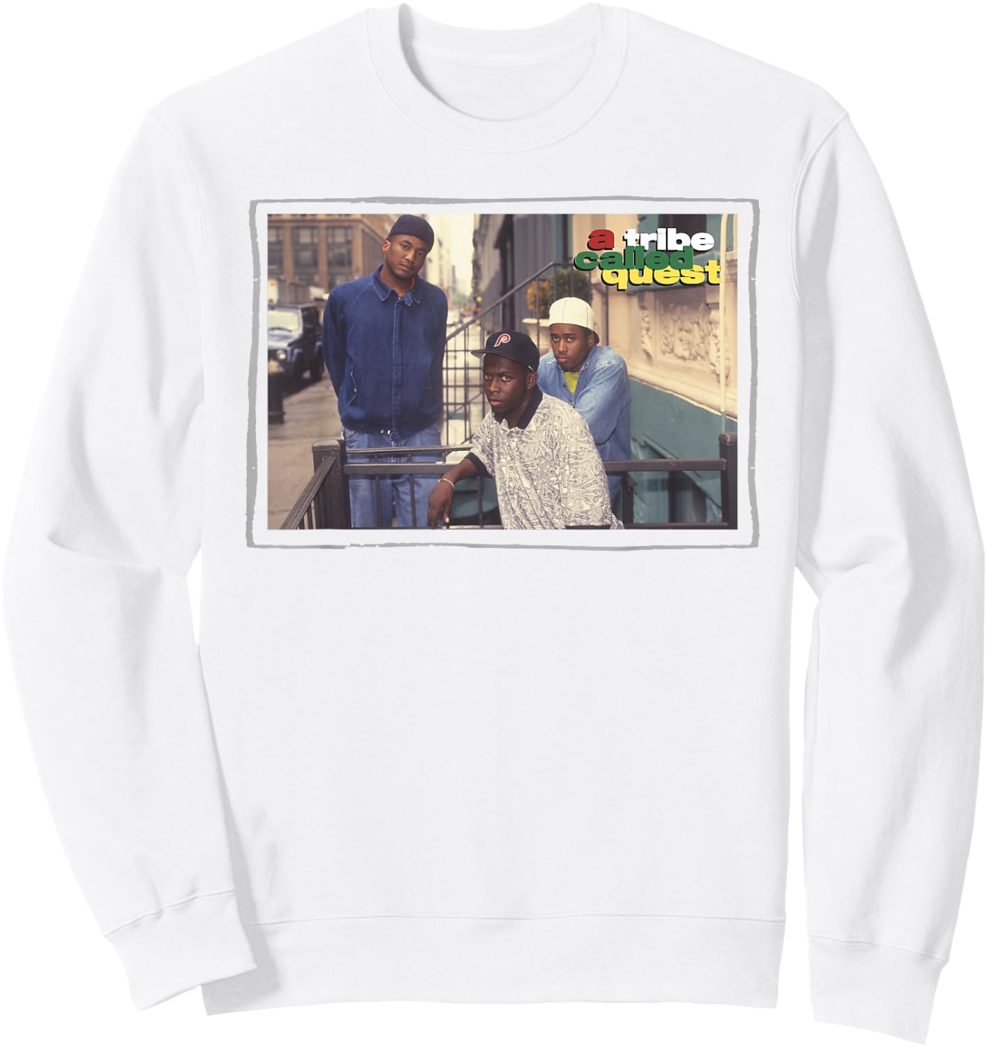 A Tribe Called Quest Digital Photo Sweatshirt - Sweatshirt | White