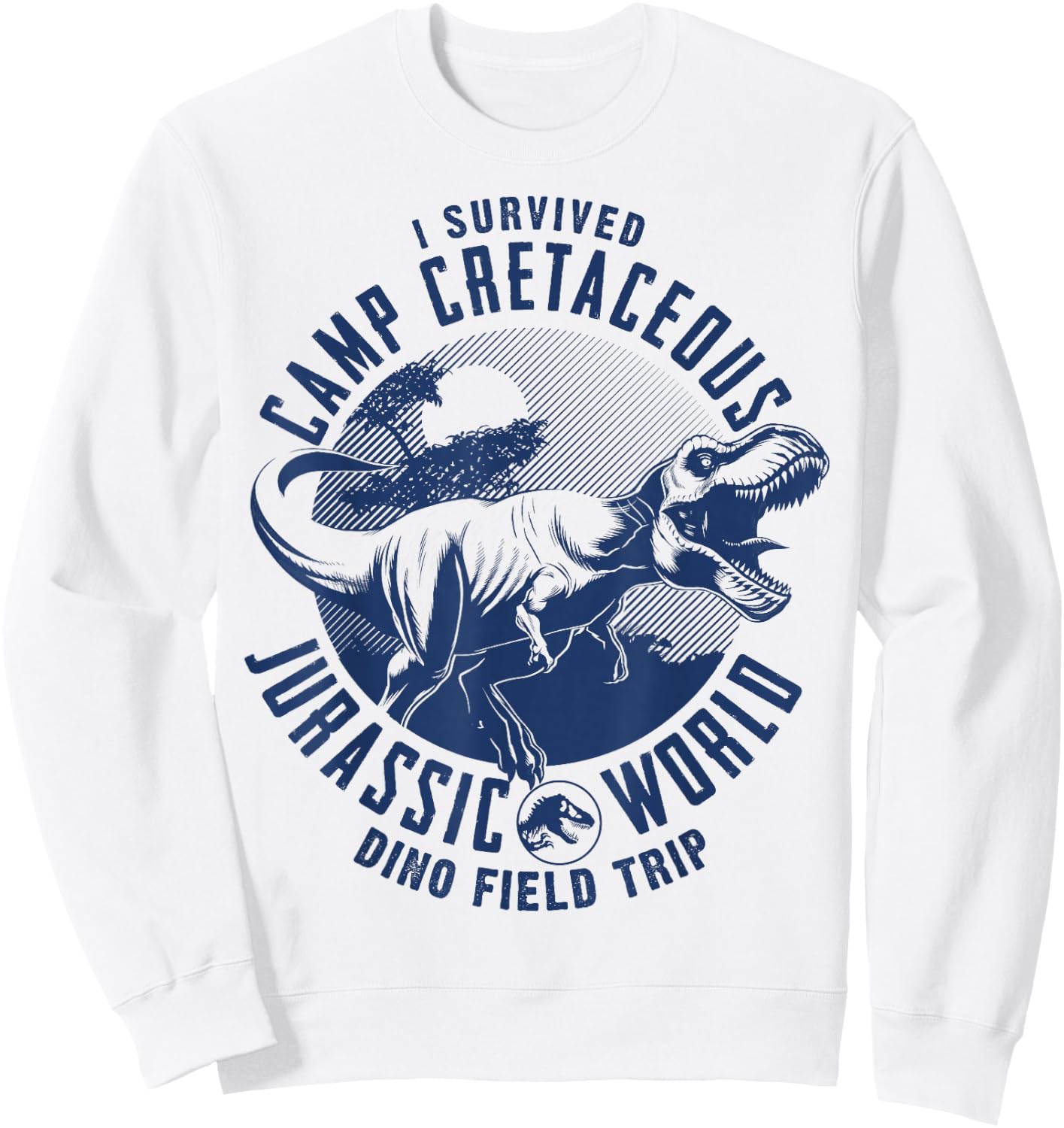 Jurassic World: Camp Cretaceous I Survived Dino Field Trip Sweatshirt - Sweatshirt | White