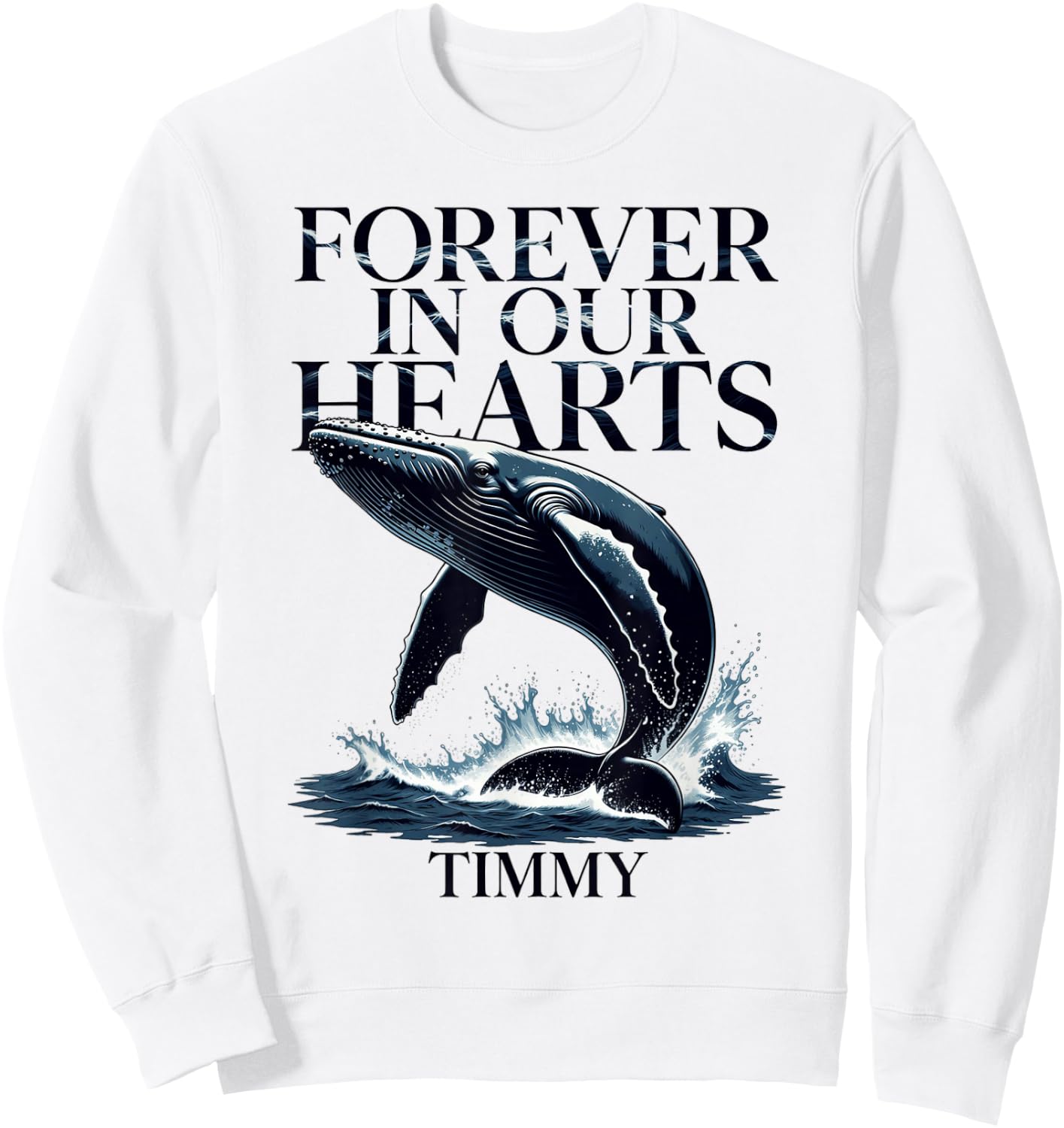 Timmy Wal Ostsee Buckelwal Team Hope Free In Our Hearts 2026 Sweatshirt - Sweatshirt | White