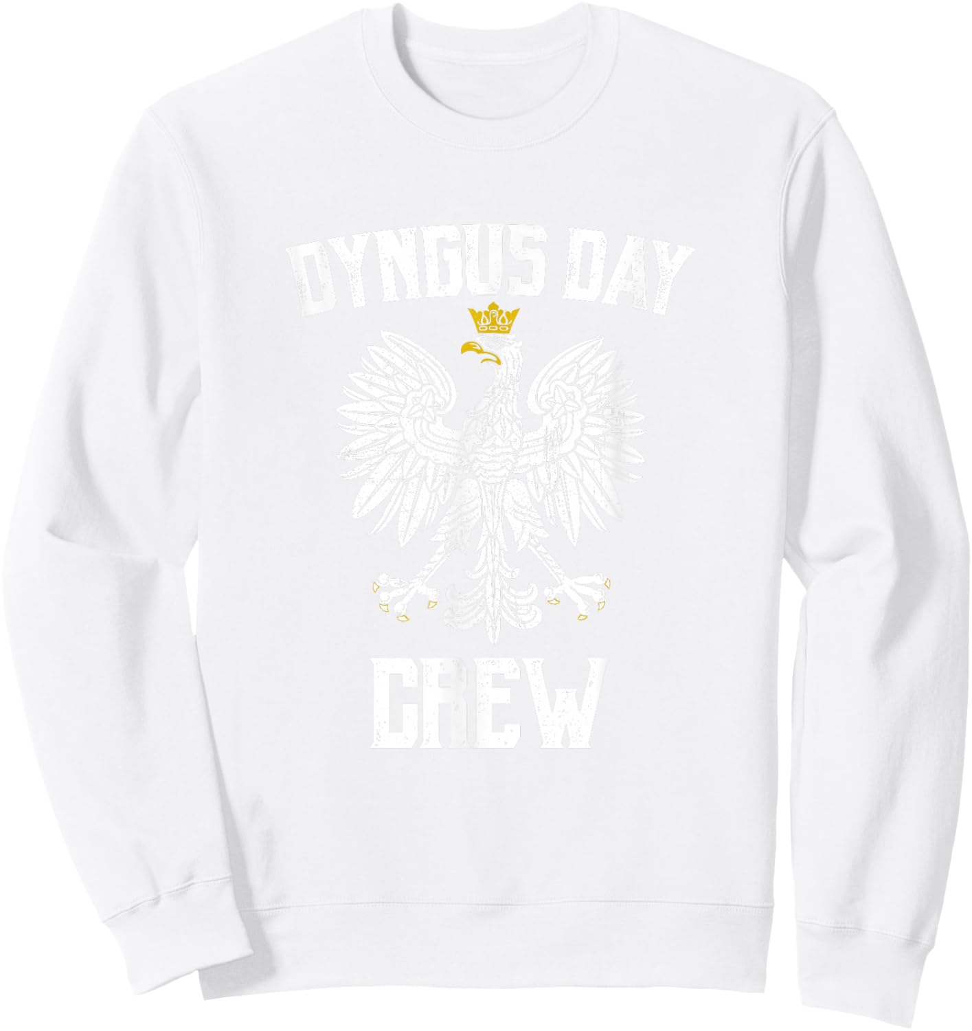 Funny Polish Dyngus Day Crew | Polska Poland Smigus Dyngus Sweatshirt - Sweatshirt | White