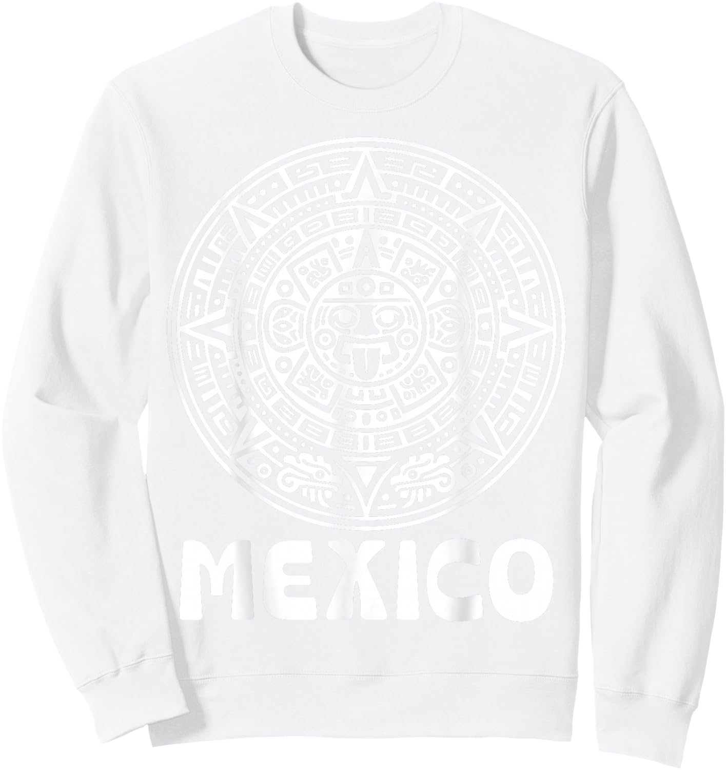 Calendrier aztèque Futbol Mexico Soccer Fan Mexican Pride 2026 Sweatshirt - Sweatshirt | White