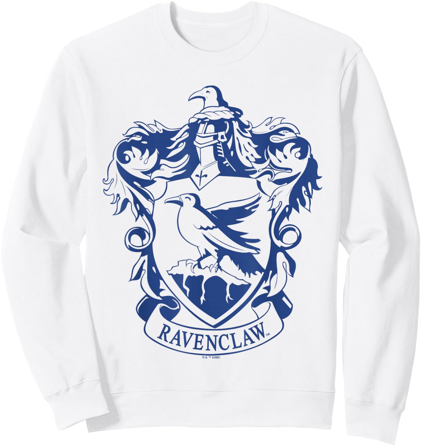Harry Potter Ravenclaw One Color Crest Sweatshirt - Sweatshirt | White