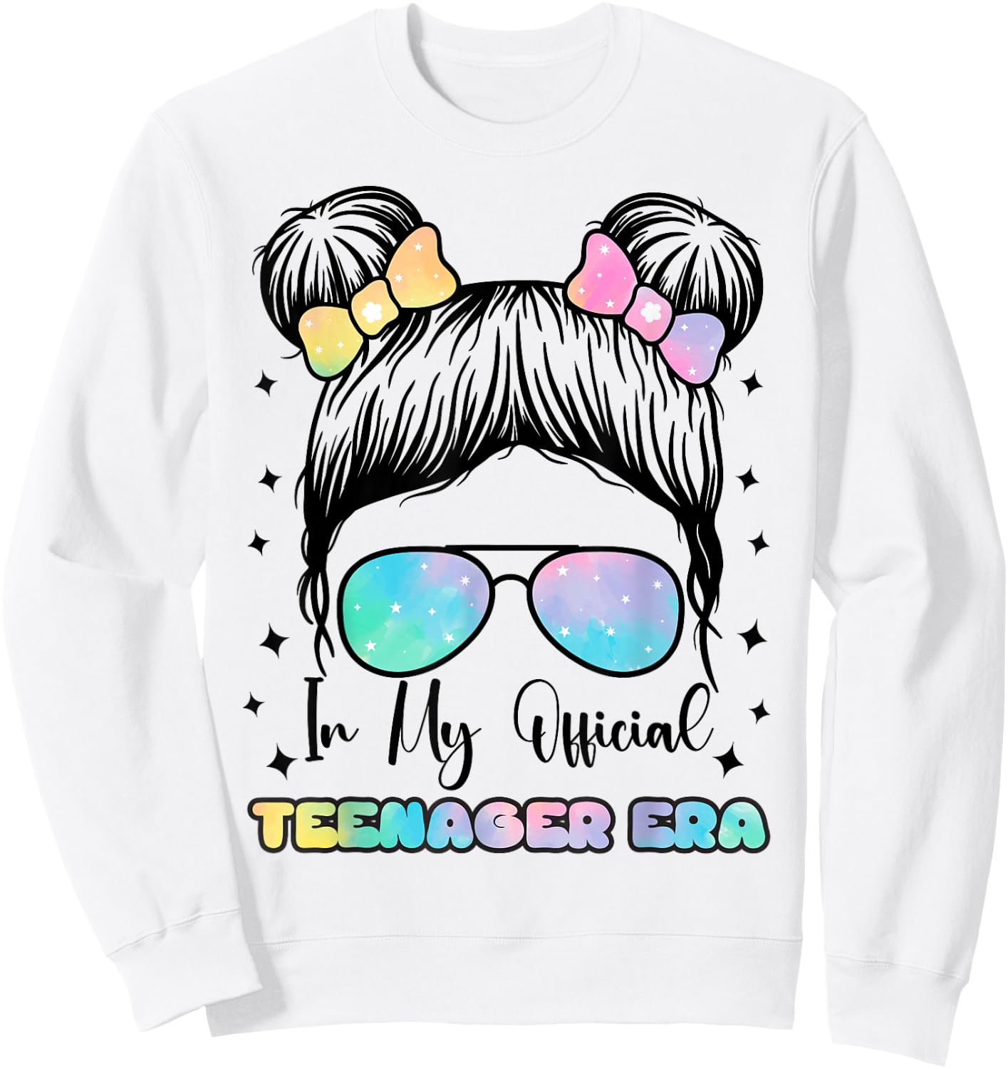 In My Official Teenager Era - 13th Birthday , gray Sweatshirt - Sweatshirt | White