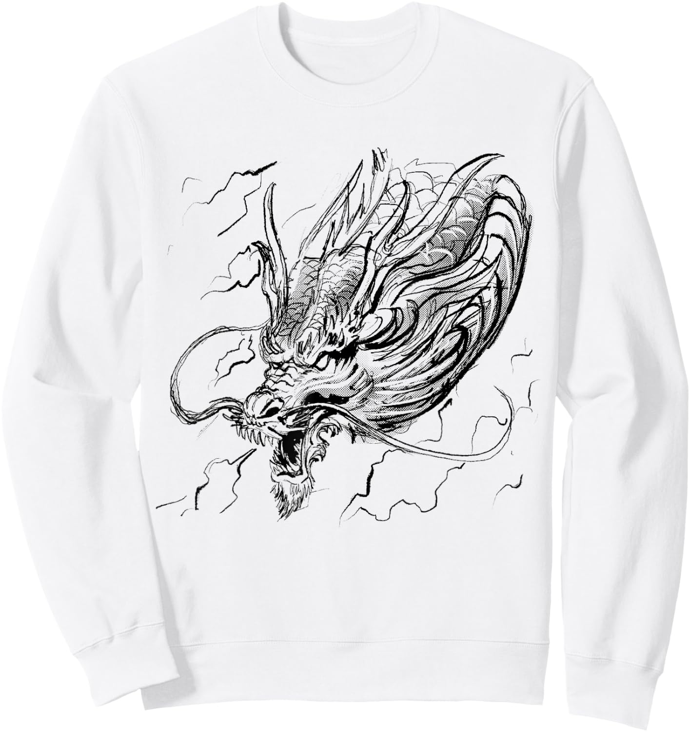 Dragon Sweatshirt - Sweatshirt | White