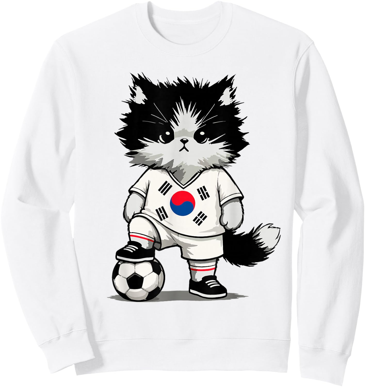 Korean Flag Men Women Kids South Korea Sweatshirt - Sweatshirt | White