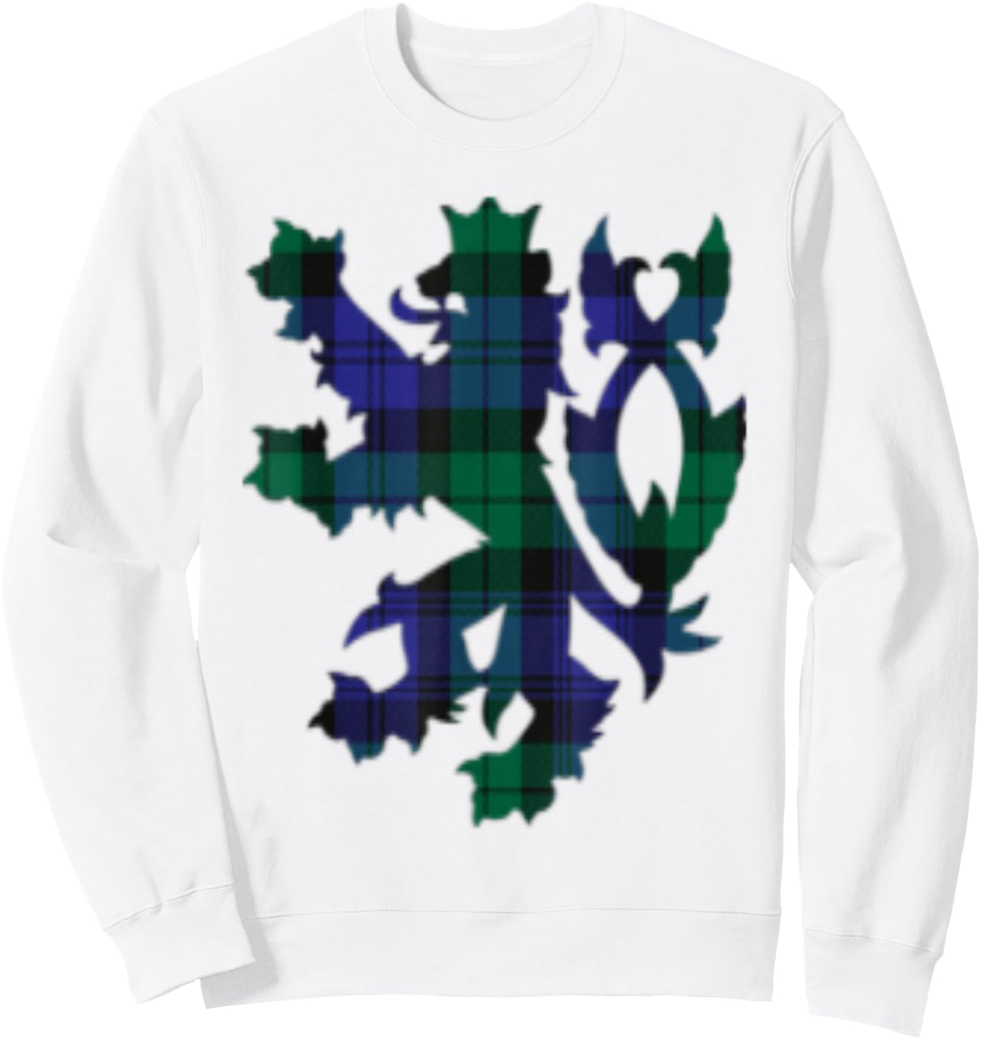 Clan Blackwatch Tartan Scottish Family Name Scotland Pride Sweatshirt - Sweatshirt | White