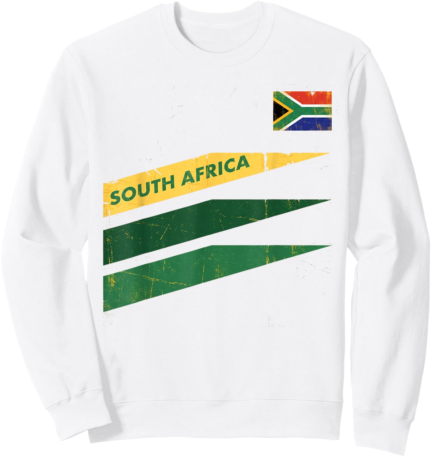 South Africa Retro Vintage Jersey Capetown African Sweatshirt - Sweatshirt | White