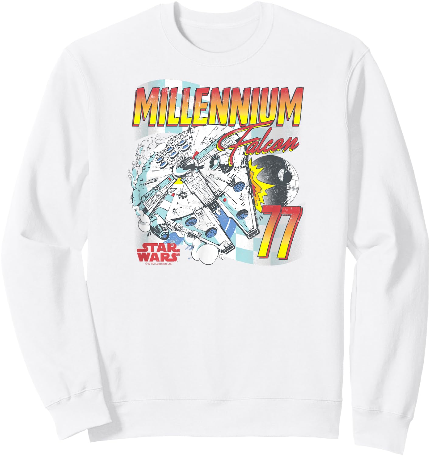 Star Wars - Millennium Falcon Facing Sweatshirt - Sweatshirt | White
