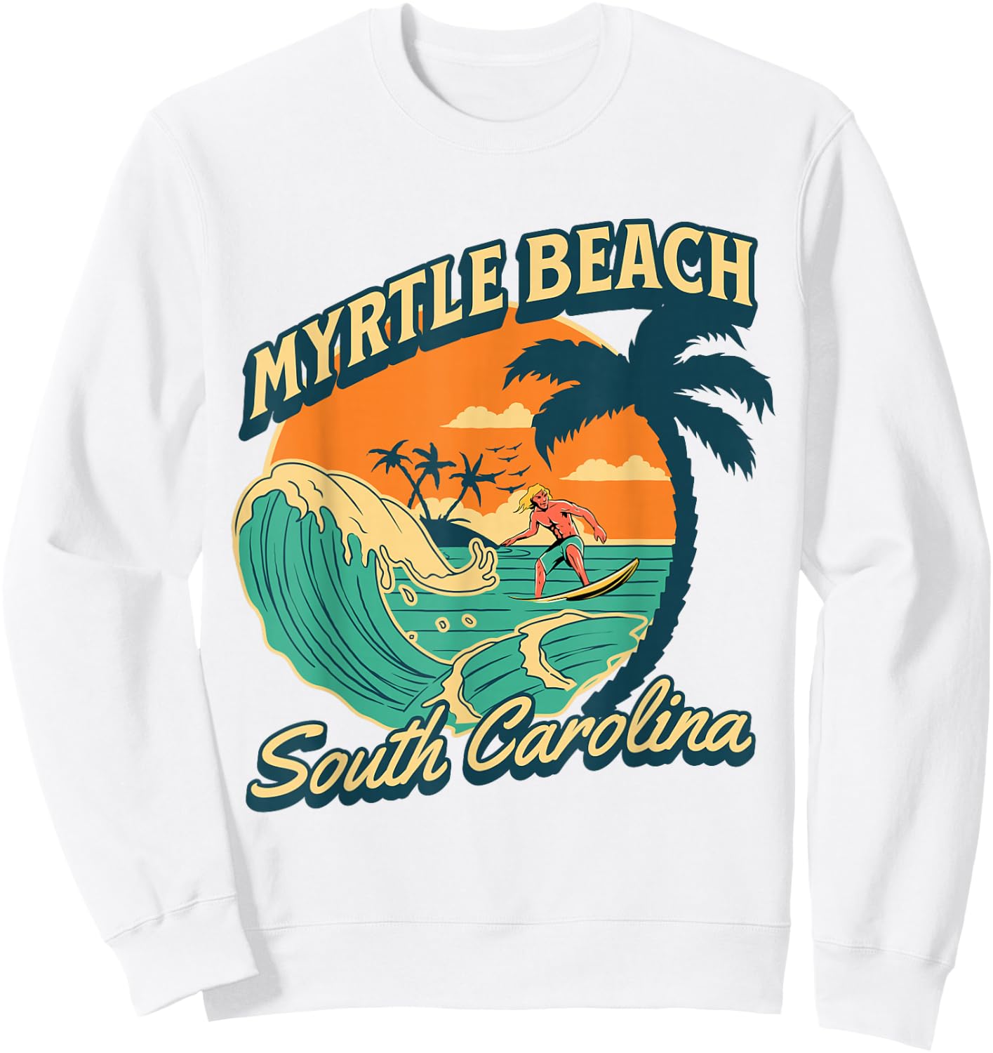 Myrtle Beach Sweatshirt - Sweatshirt | White