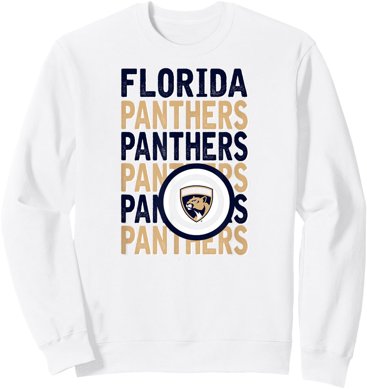 Florida Panthers Repeat Red Officially Licensed Sweatshirt - Sweatshirt | White