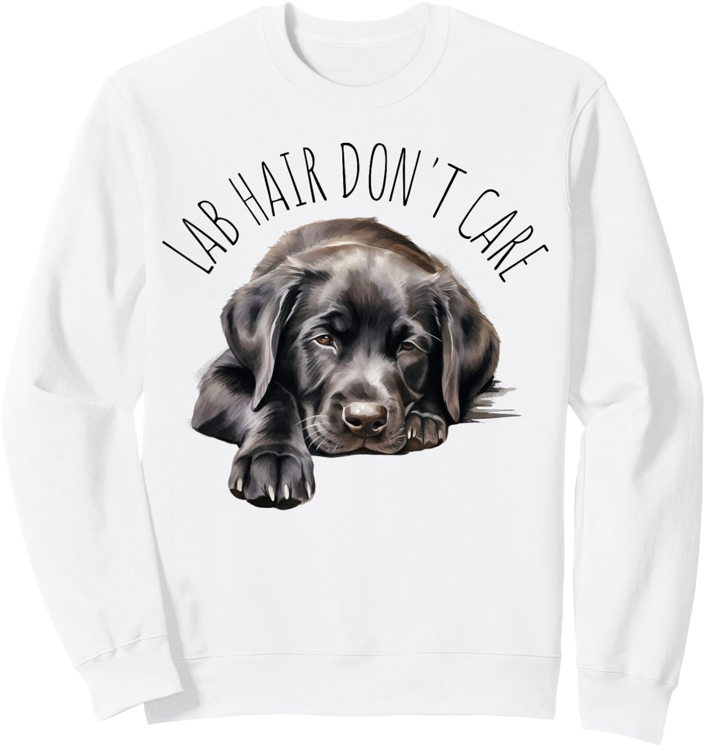 Funny Labrador Dog Owner Sweatshirt - Sweatshirt | White