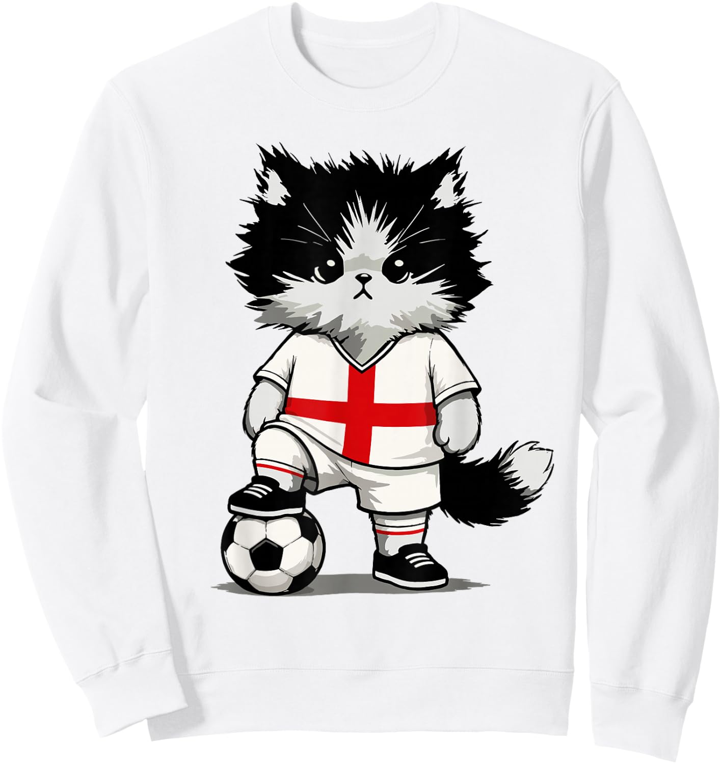 English Flag Men Women Kids England Sweatshirt - Sweatshirt | White
