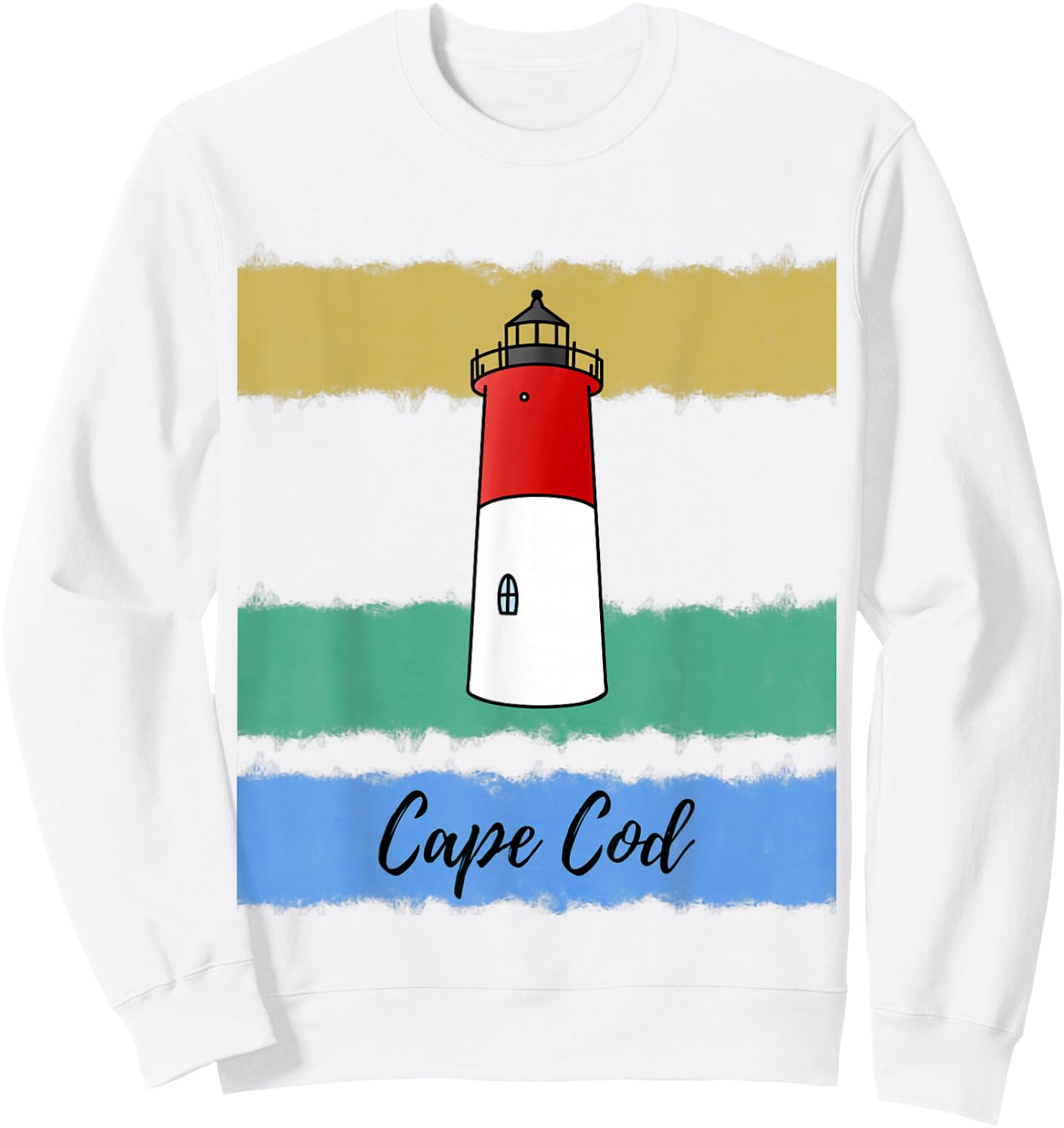 Cape Cod Lighthouse Nauset Sweatshirt - Sweatshirt | White