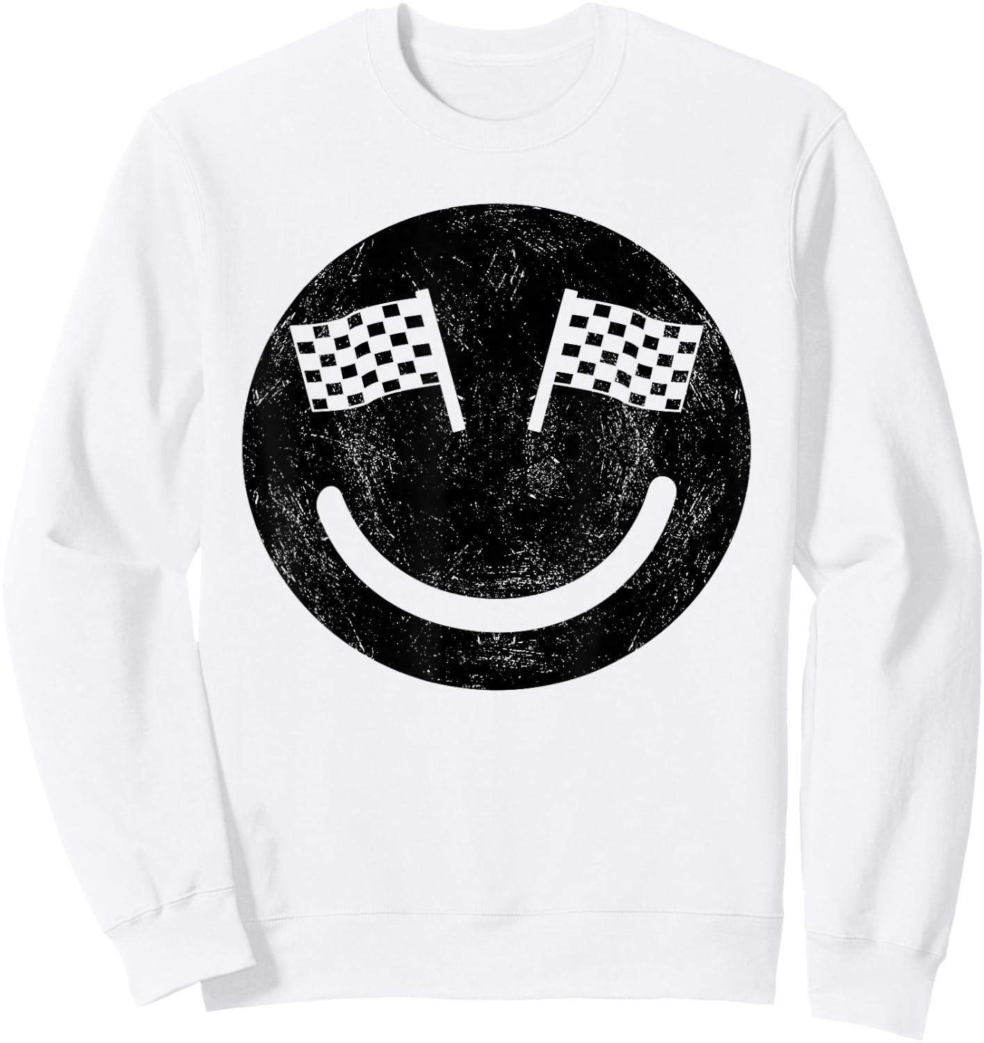 Racing smile for Race Car Parties Sweatshirt - Sweatshirt | White