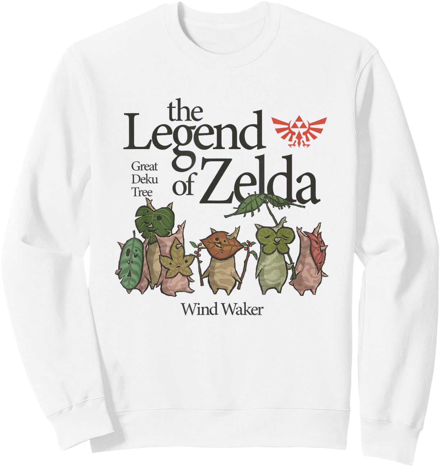 The Legend of Zelda Wind Waker Great Deku Tree Sweatshirt - Sweatshirt | White