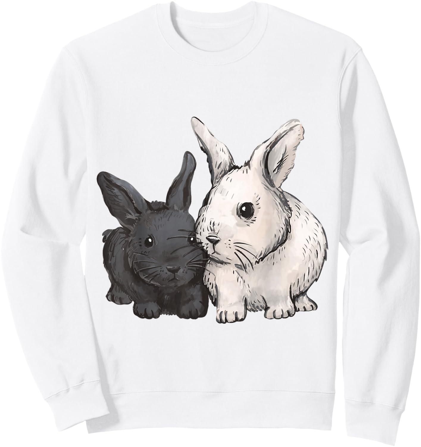 Hase Tierliebhaber Tier Druck Kaninchen Kinder Sweatshirt - Sweatshirt | White