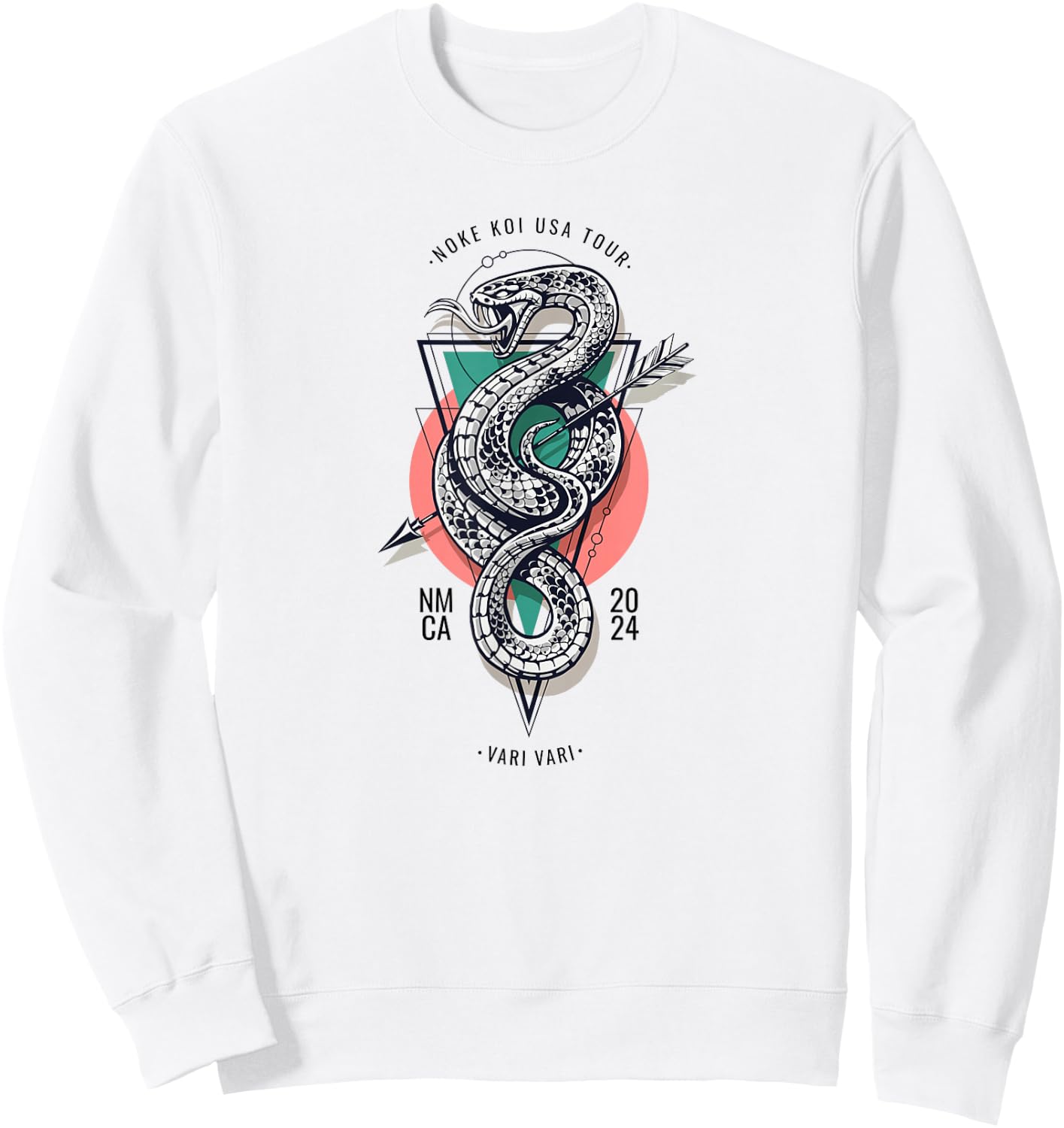 Snake Tour 2024 Sweatshirt - Sweatshirt | White