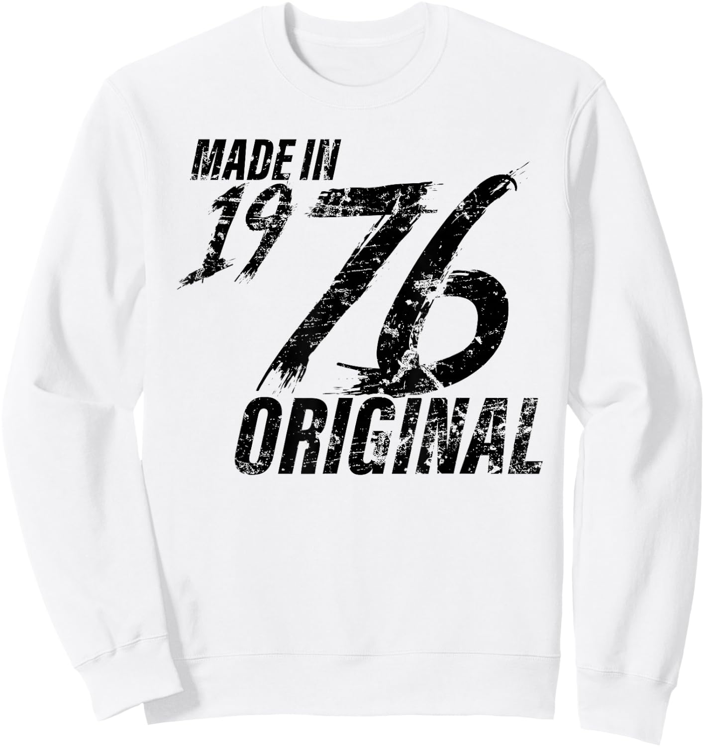Made In 1976 Geburtsjahr 1976 Geburtstag Damen Herren Sweatshirt - Sweatshirt | White