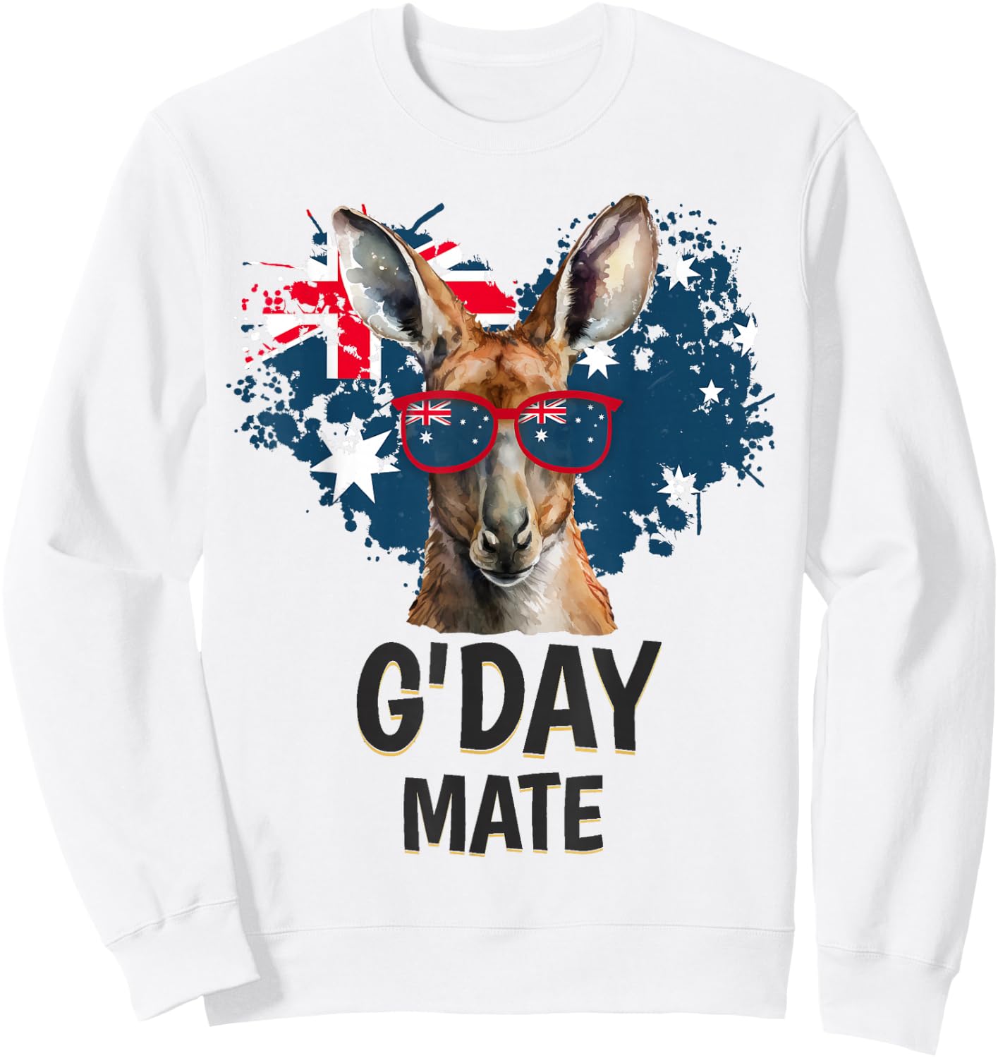Australia Outfit for Kids & Kangaroo Idea for Australians Sweatshirt - Sweatshirt | White