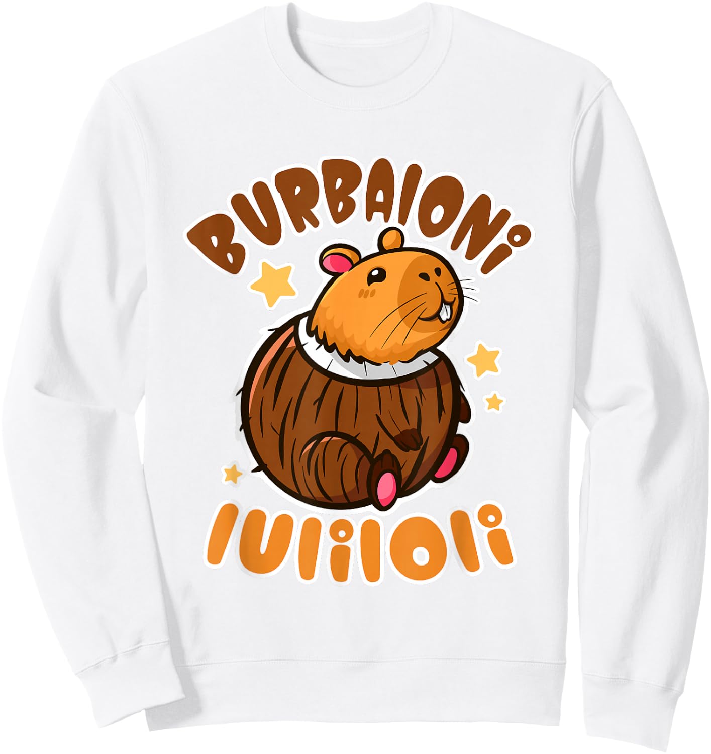 Italian Brainrot Burbaloni Luliloli Lustige Jungs Sweatshirt - Sweatshirt | White