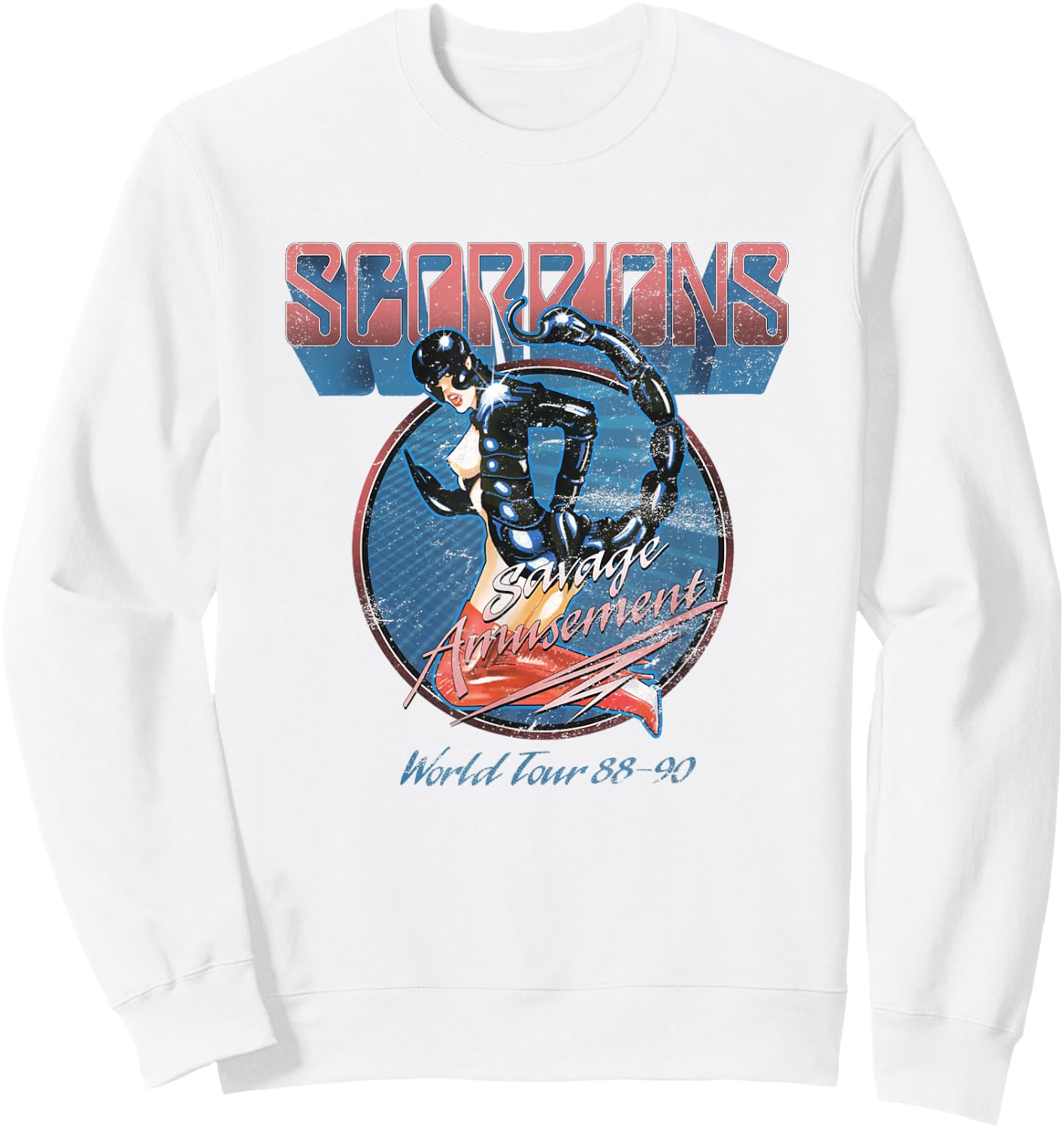 Savage Amusement World Tour - Official Merch Sweatshirt - Sweatshirt | White