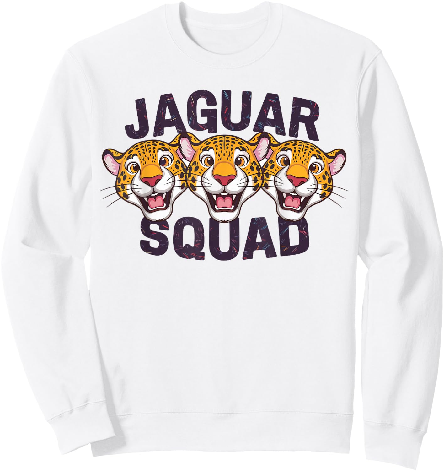 Jaguar Squad Design for Jaguar Lover Stuff | Cool Jaguar Sweatshirt - Sweatshirt | White