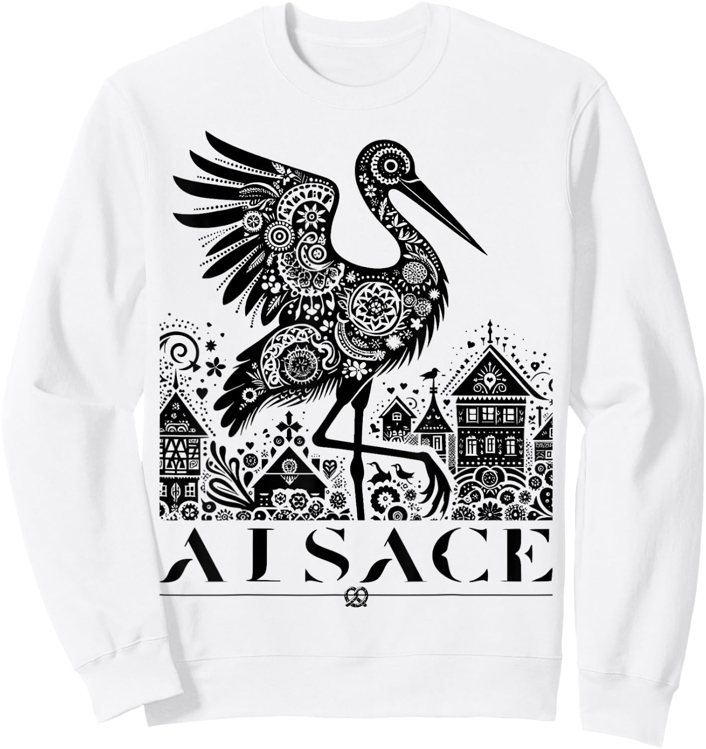 ALSACE , grey, S Sweatshirt - Sweatshirt | White