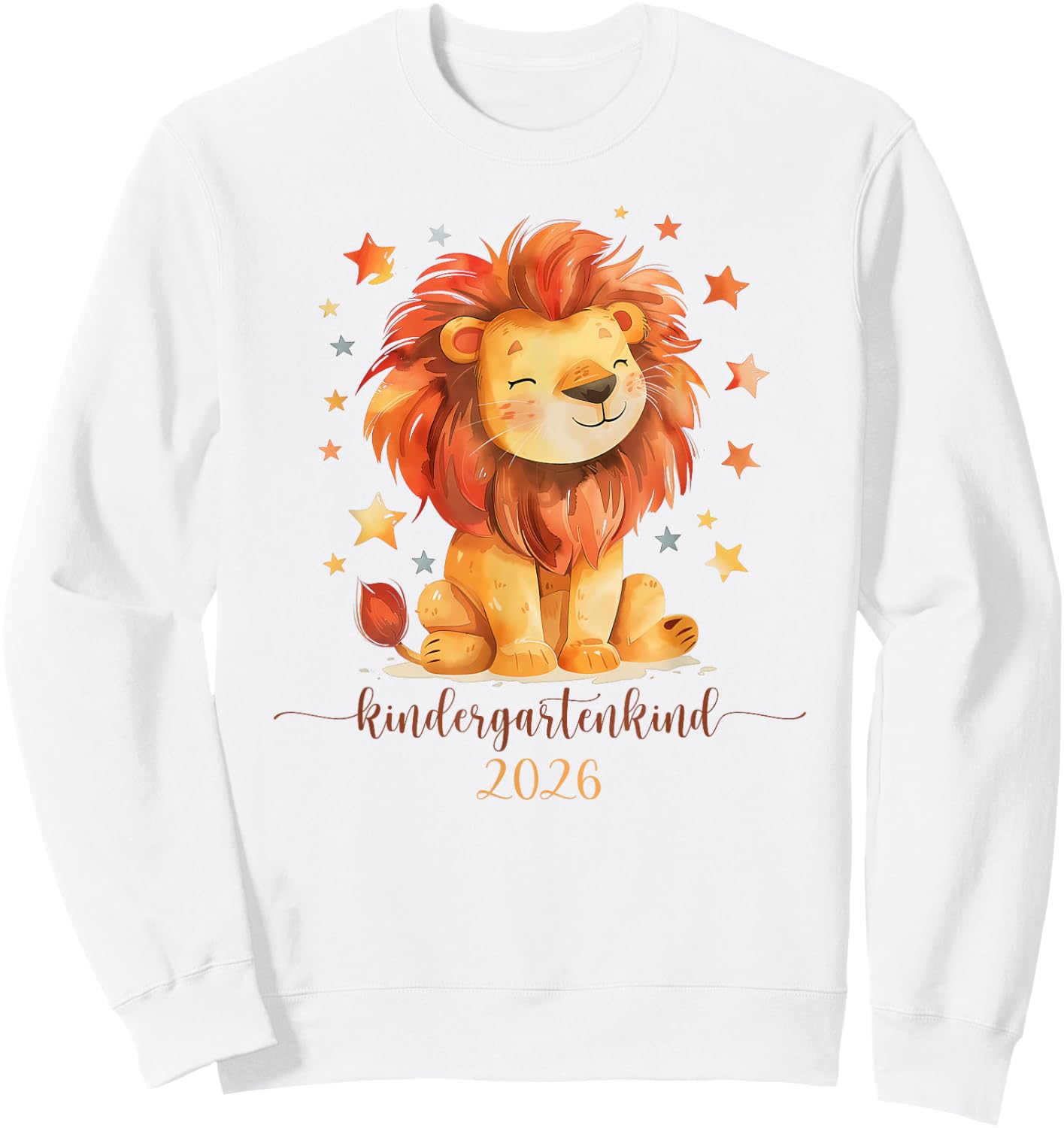 Löwe Kindergartenkind 2026 Kindergartenstart Sweatshirt - Sweatshirt | White