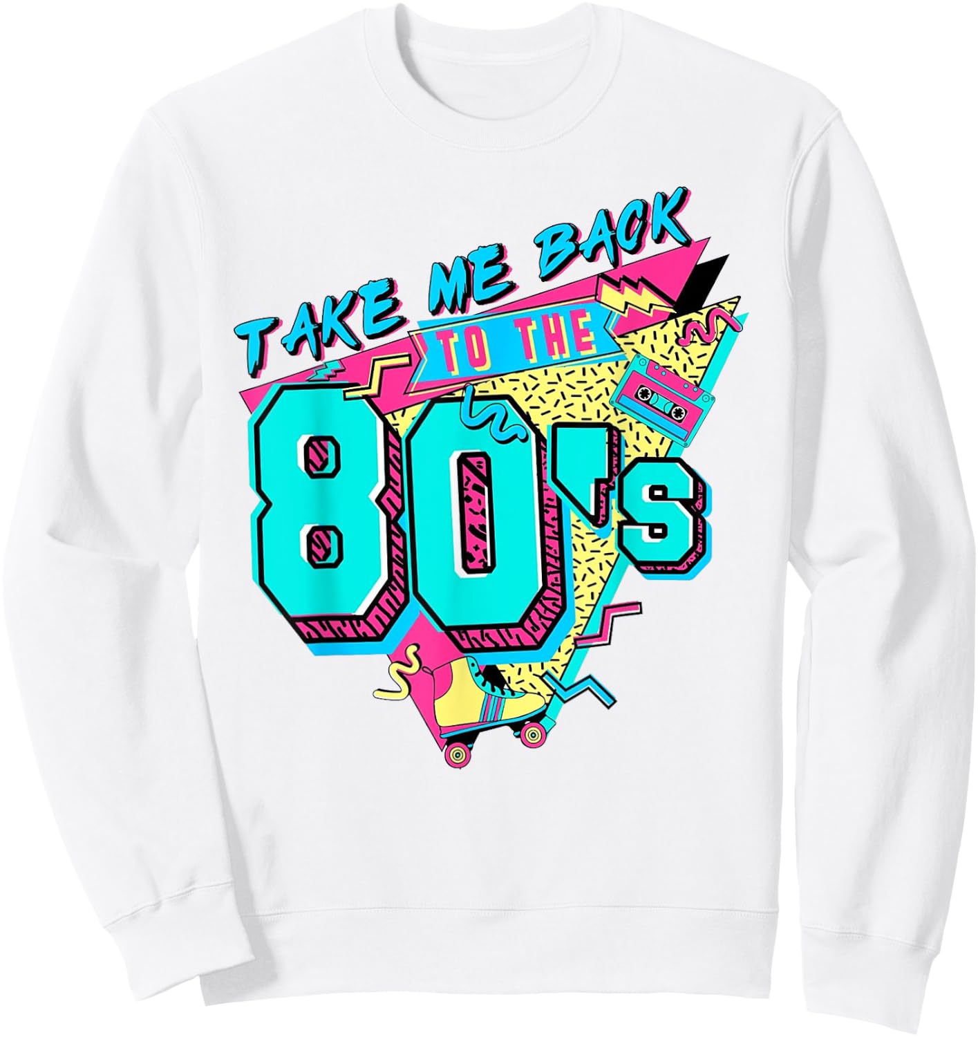 Bringen Sie mich zurück in die 80er Jahre Vintage 1980er Made In The 80ers Lover Sweatshirt - Sweatshirt | White