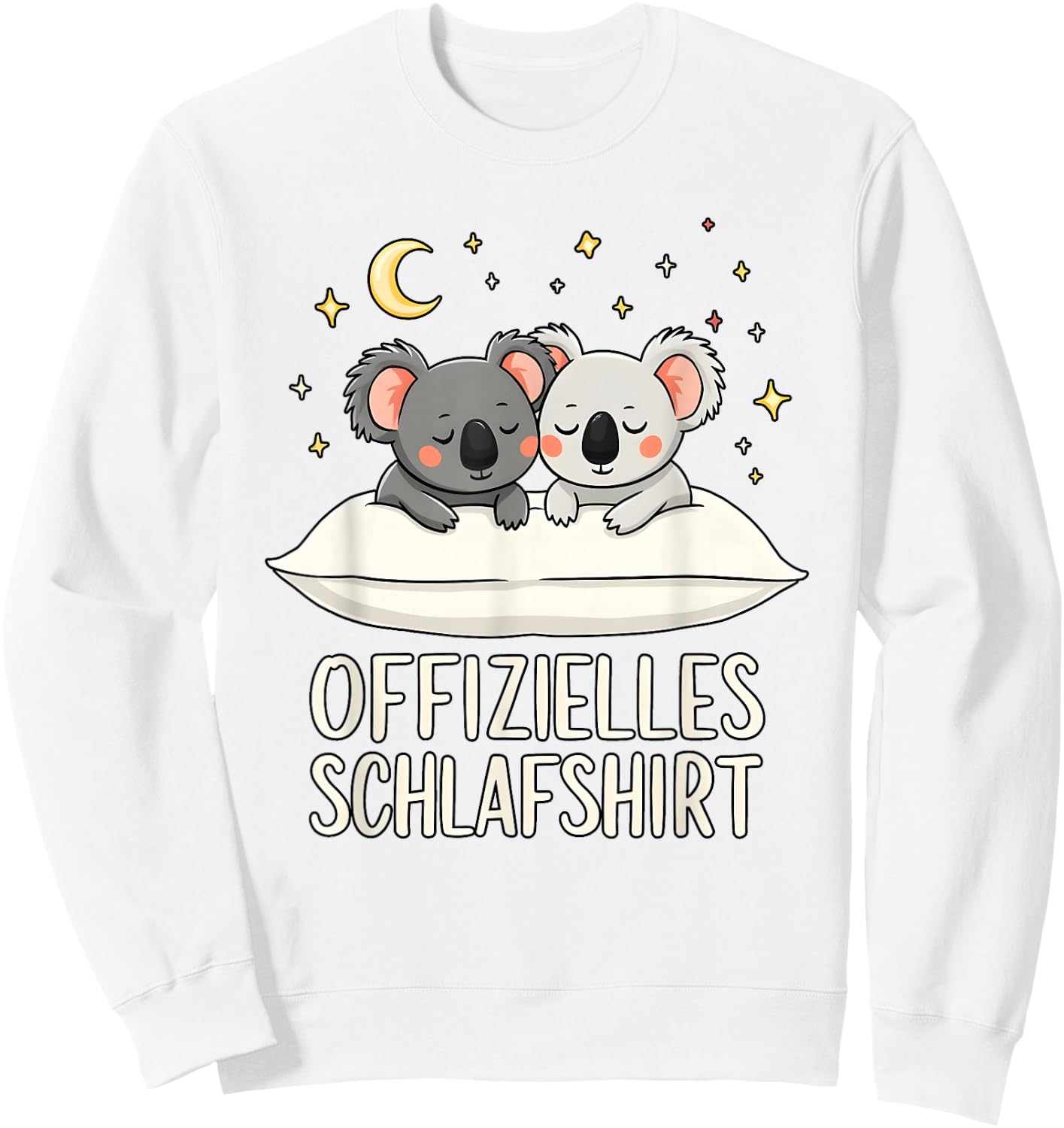 Official Koala Koalas Pair of Sleep Shirt, White Sweatshirt - Sweatshirt | White