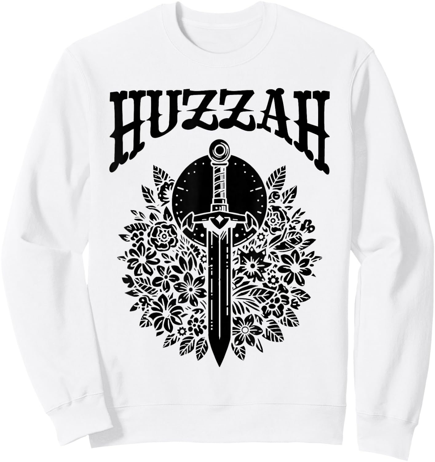 Historical Huzzah Medieval Festival - Faire Renaissance Fair Sweatshirt - Sweatshirt | White