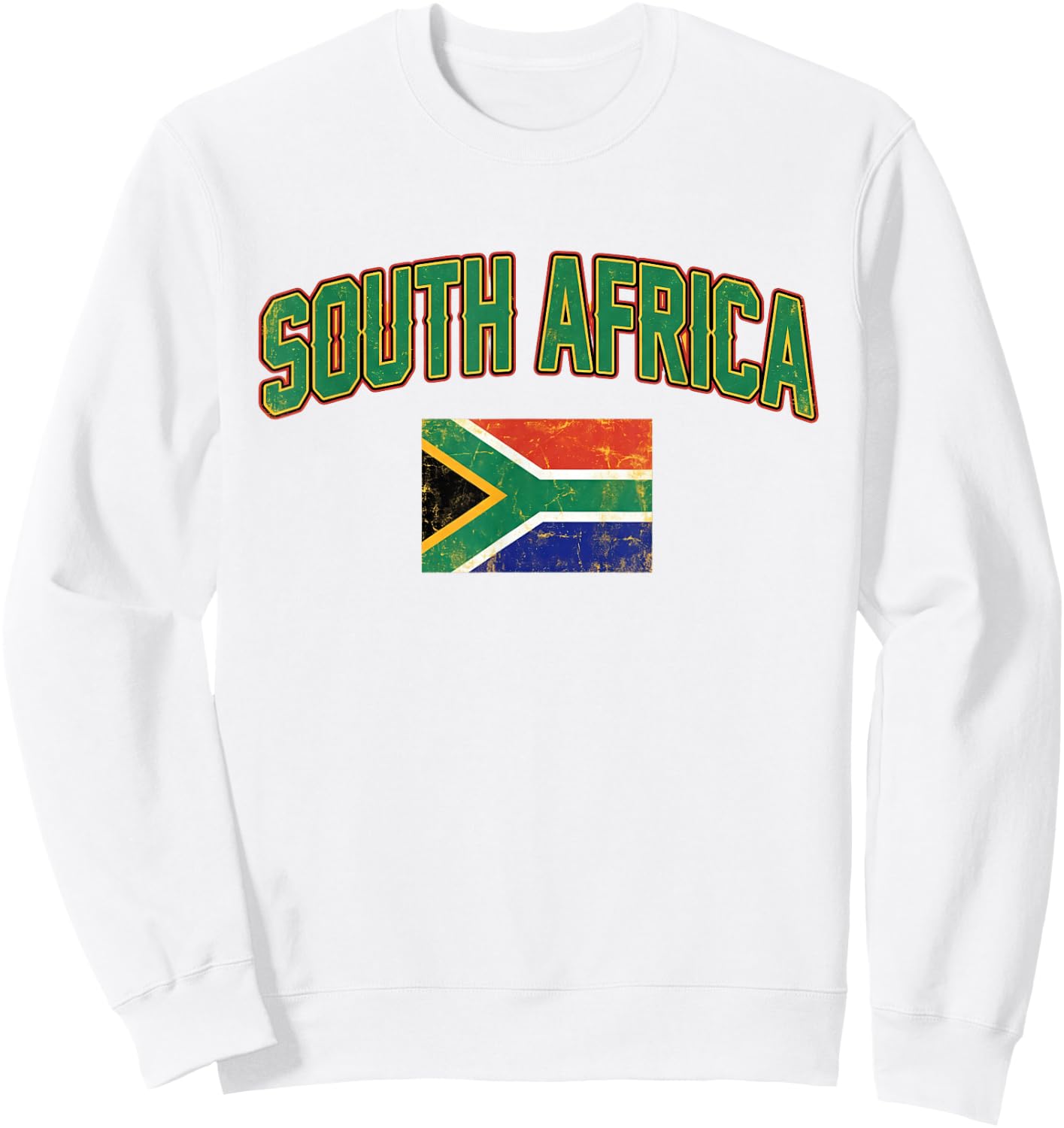 South Africa Retro Vintage Jersey Capetown African Sweatshirt - Sweatshirt | White