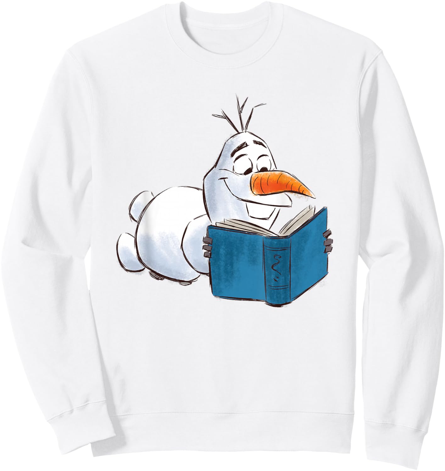 Frozen 2 Olaf Reading Sweatshirt - Sweatshirt | White