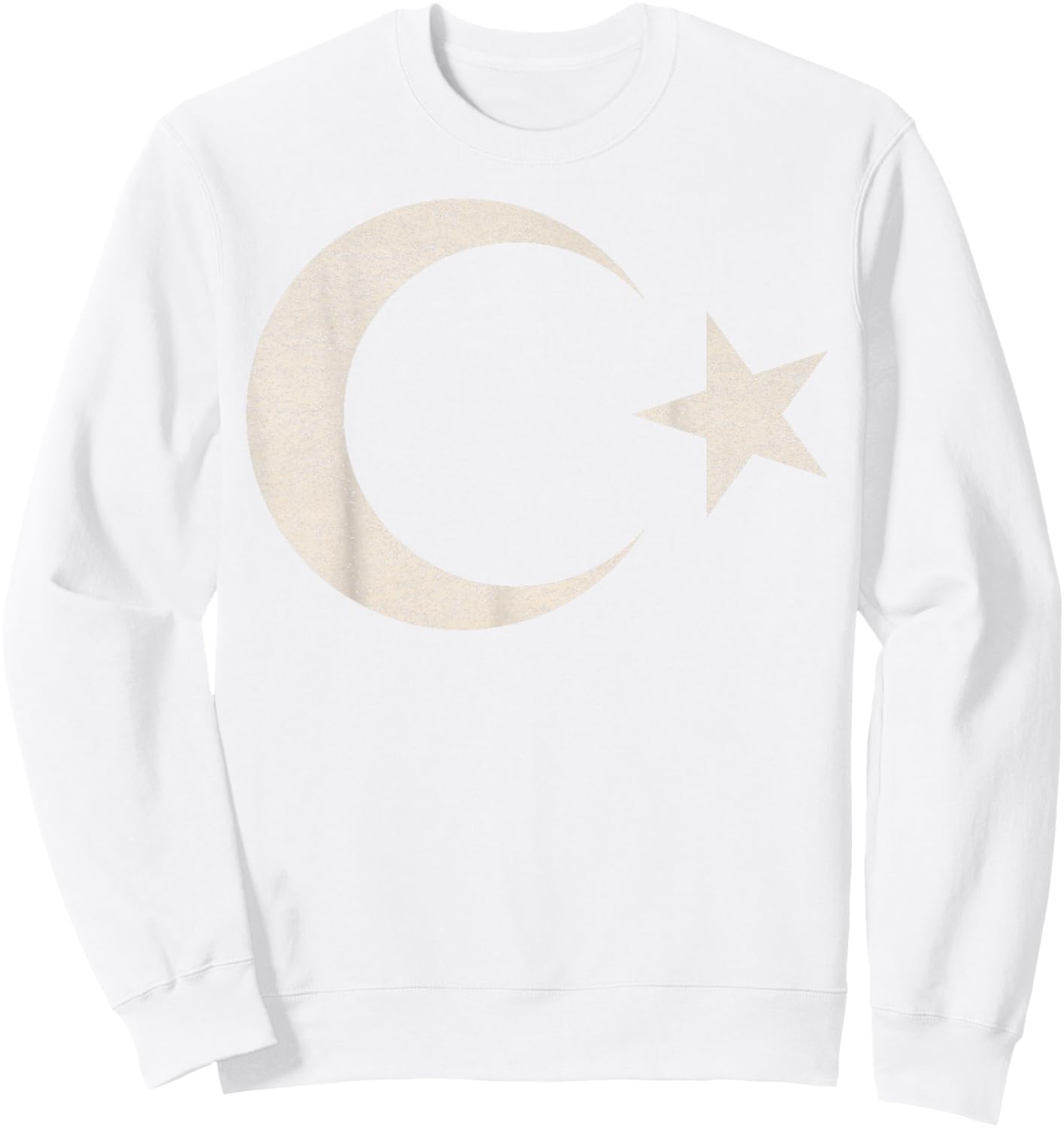 Vintage Turkish Flag Türkiye Türk Bayragi Turkey Sweatshirt - Sweatshirt | White