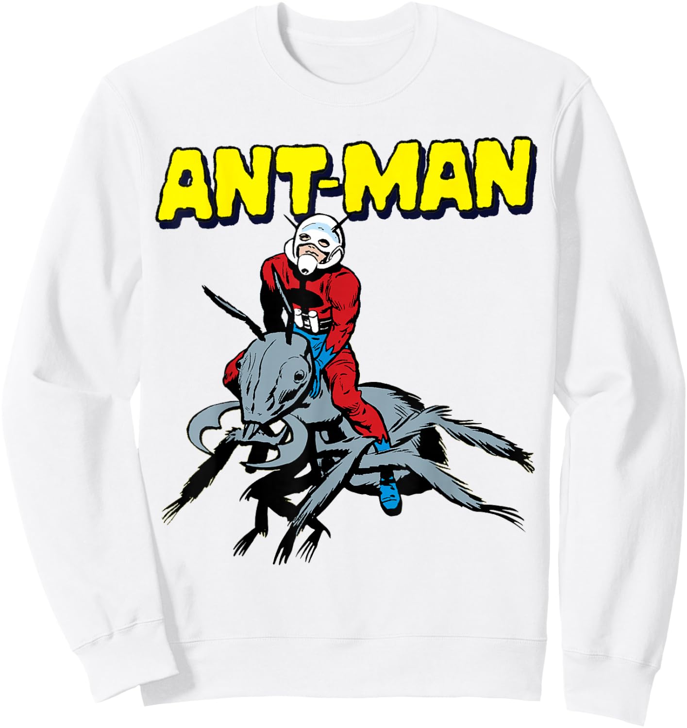 Marvel Avengers Ant-Man Riding Ants Portrait Sweatshirt - Sweatshirt | White