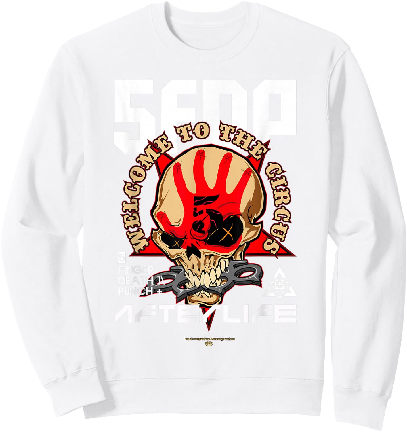 5FDP – Welcome to The Circus Red Sweatshirt - Sweatshirt | White