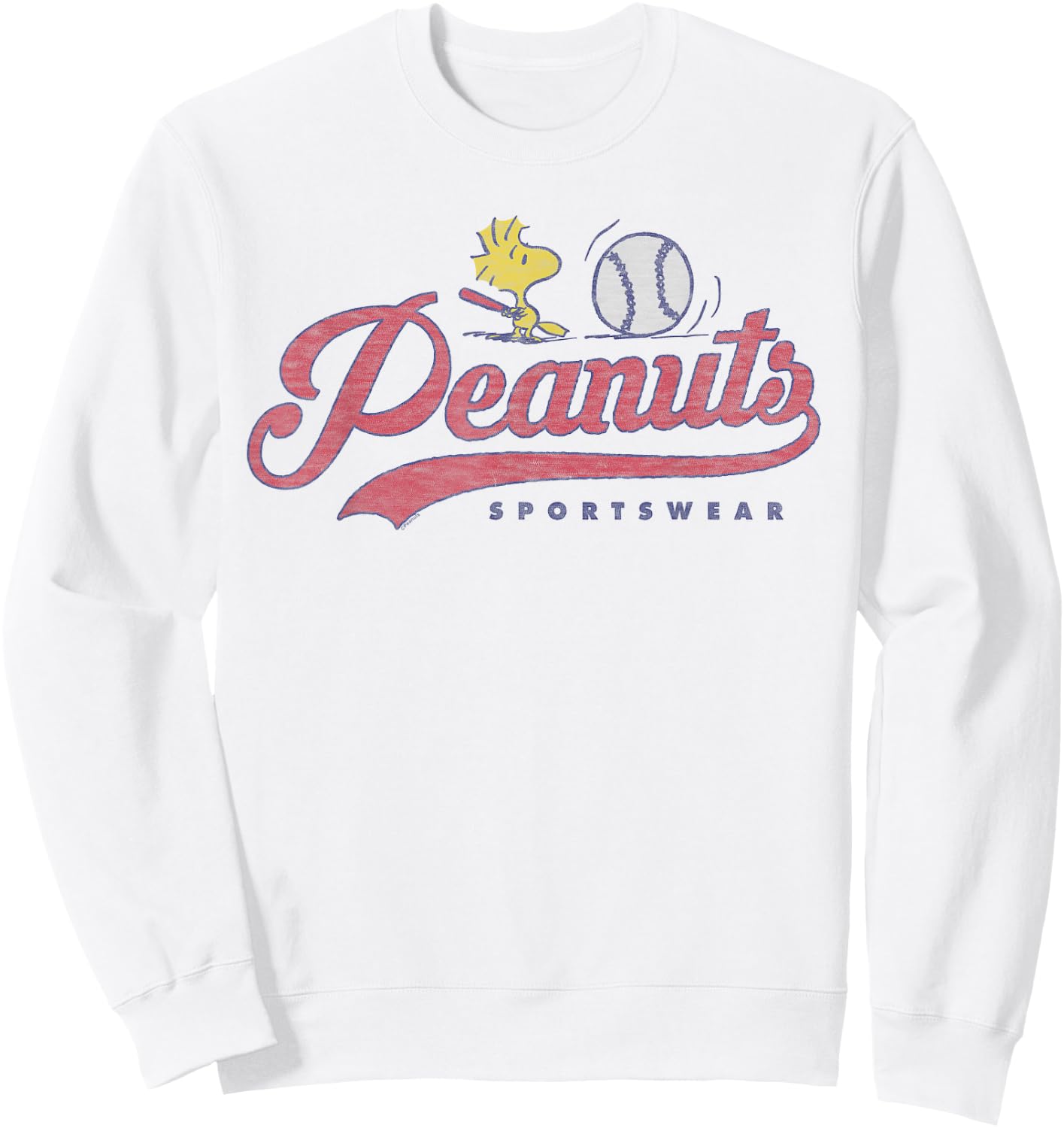Peanuts Sportswear: Woodstock #50 Sweatshirt - Sweatshirt | White