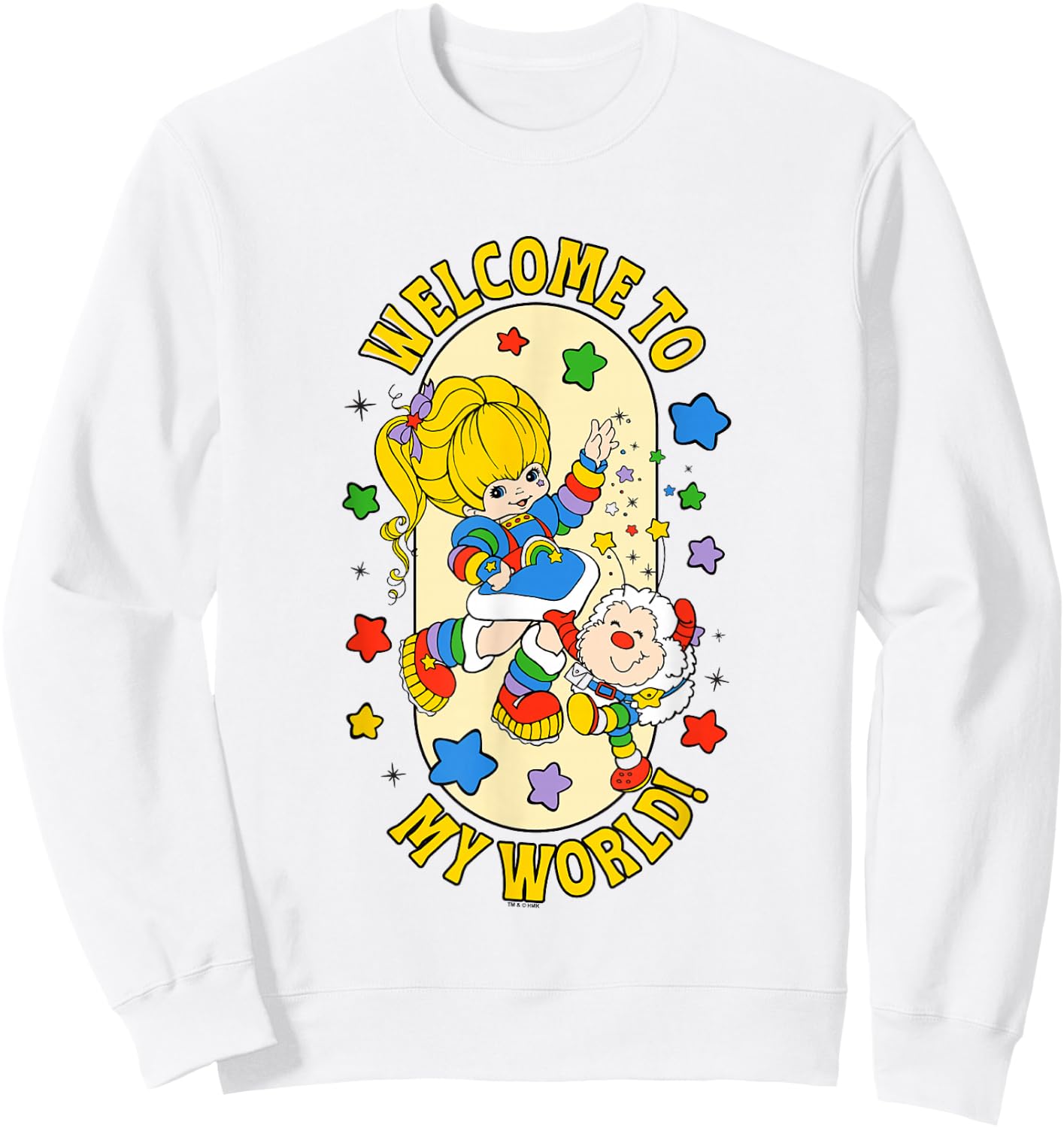 Rainbow Brite Welcome to My World Vintage Sprite Sweatshirt - Sweatshirt | White