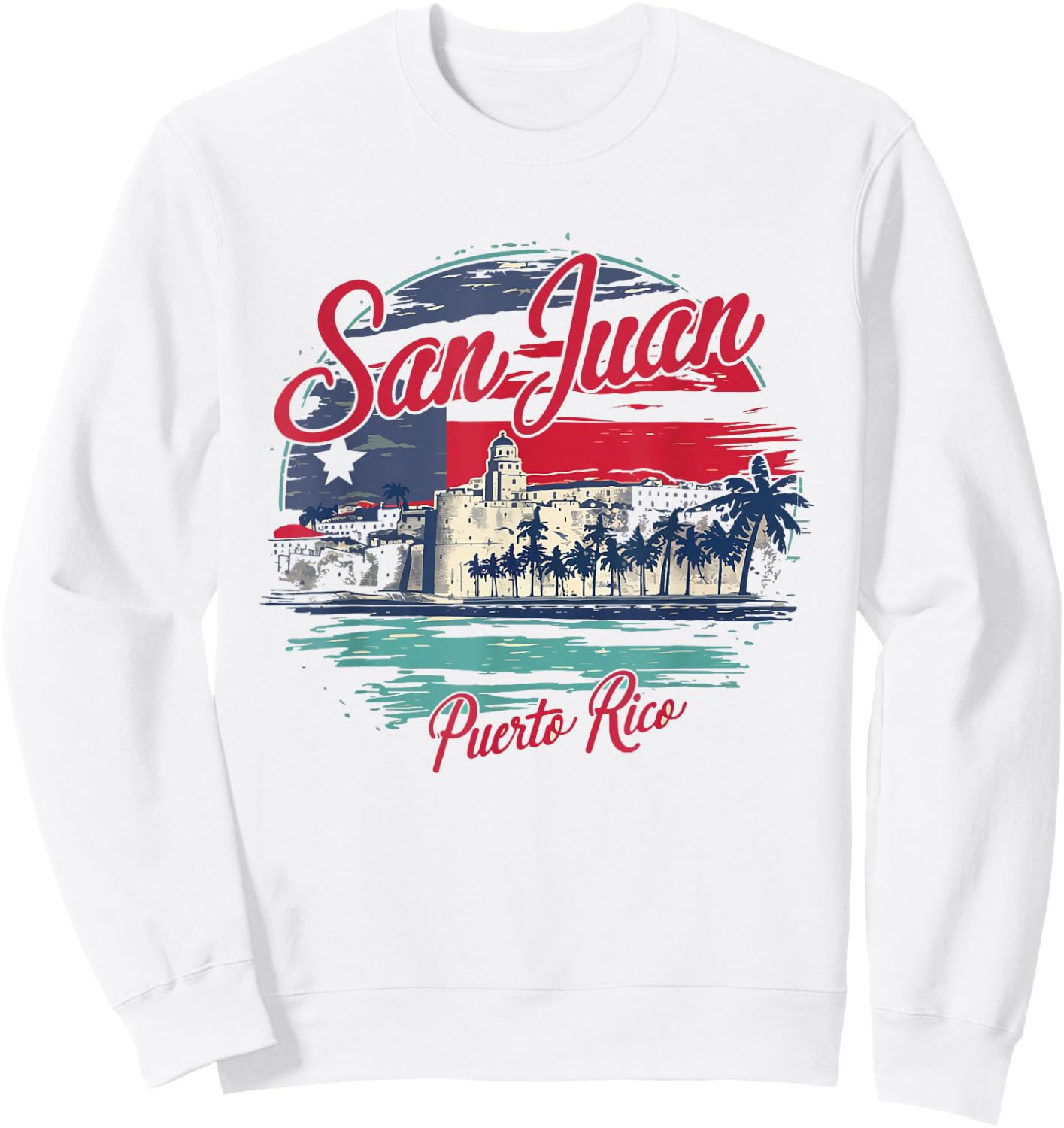 San Juan Puerto Rico Sweatshirt - Sweatshirt | White