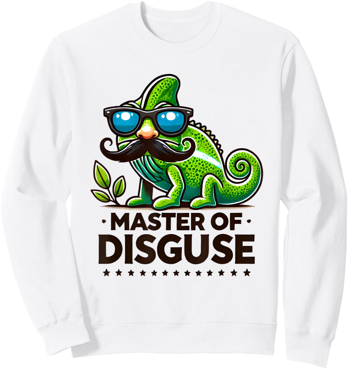 Master Of Disguise Chameleon Funny Humor Sweatshirt - Sweatshirt | White