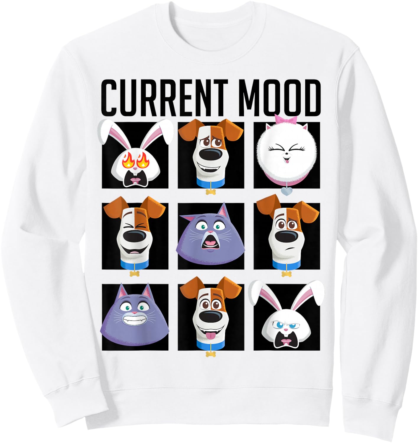 Secret Life of Pets 2 - Current Mood Sweatshirt - Sweatshirt | White