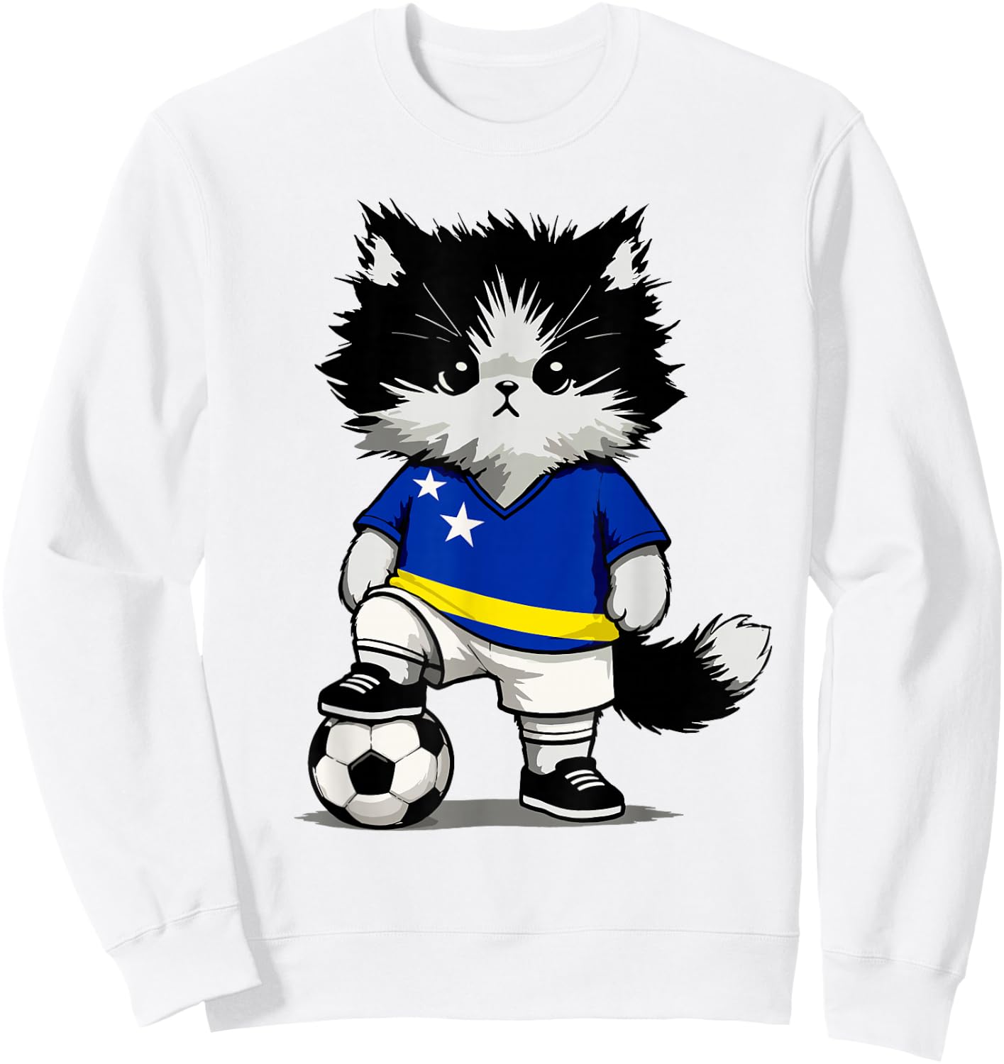 Curaçaoan Flag Men Women Kids Curaçao Sweatshirt - Sweatshirt | White
