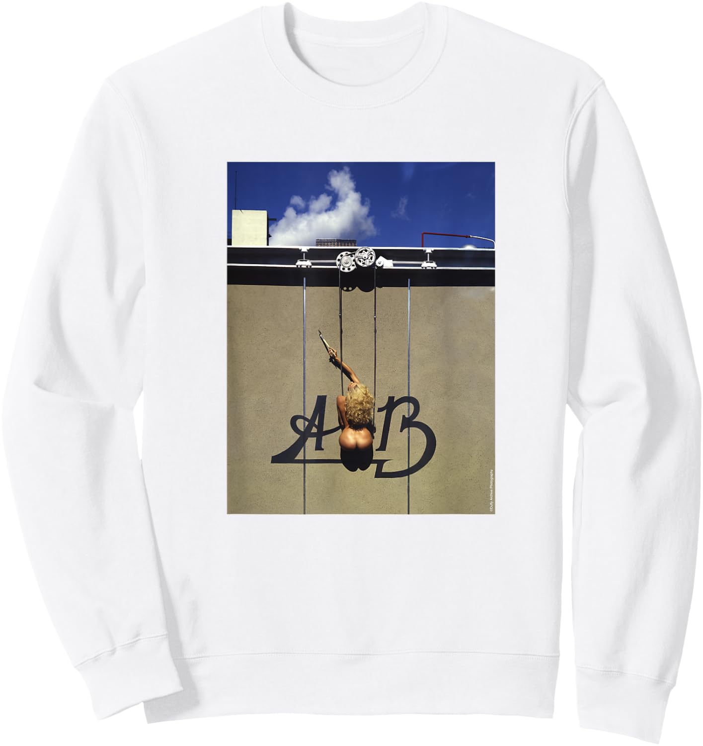Duffy Archive Photography Average White Band Album Art Sweatshirt - Sweatshirt | White