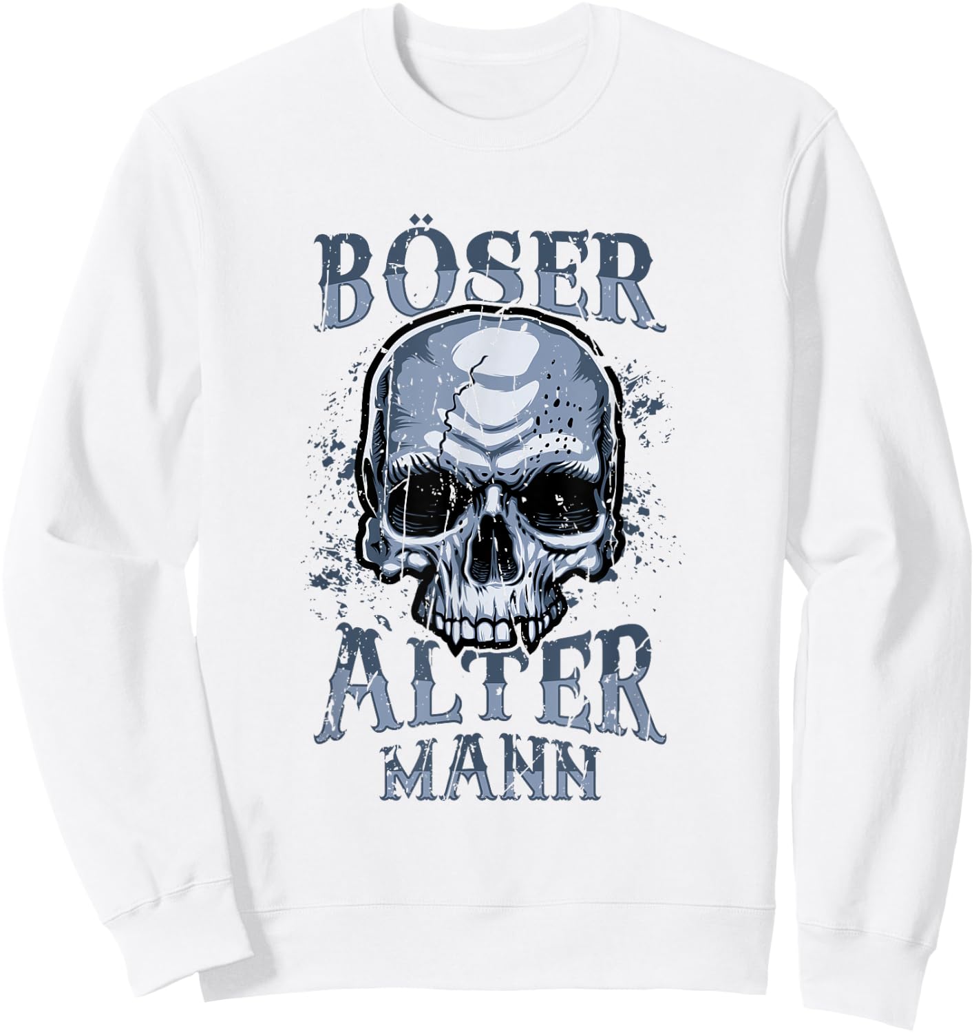Böser alter Mann Sweatshirt - Sweatshirt | White