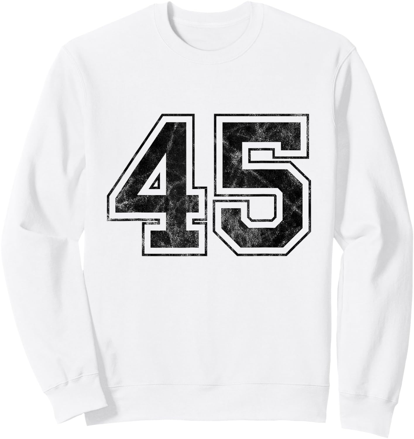 Number 45 Sweatshirt - Sweatshirt | White
