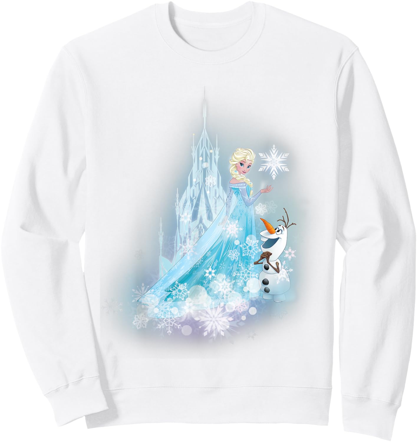 Frozen Elsa And Olaf Winter Magic Sweatshirt - Sweatshirt | White