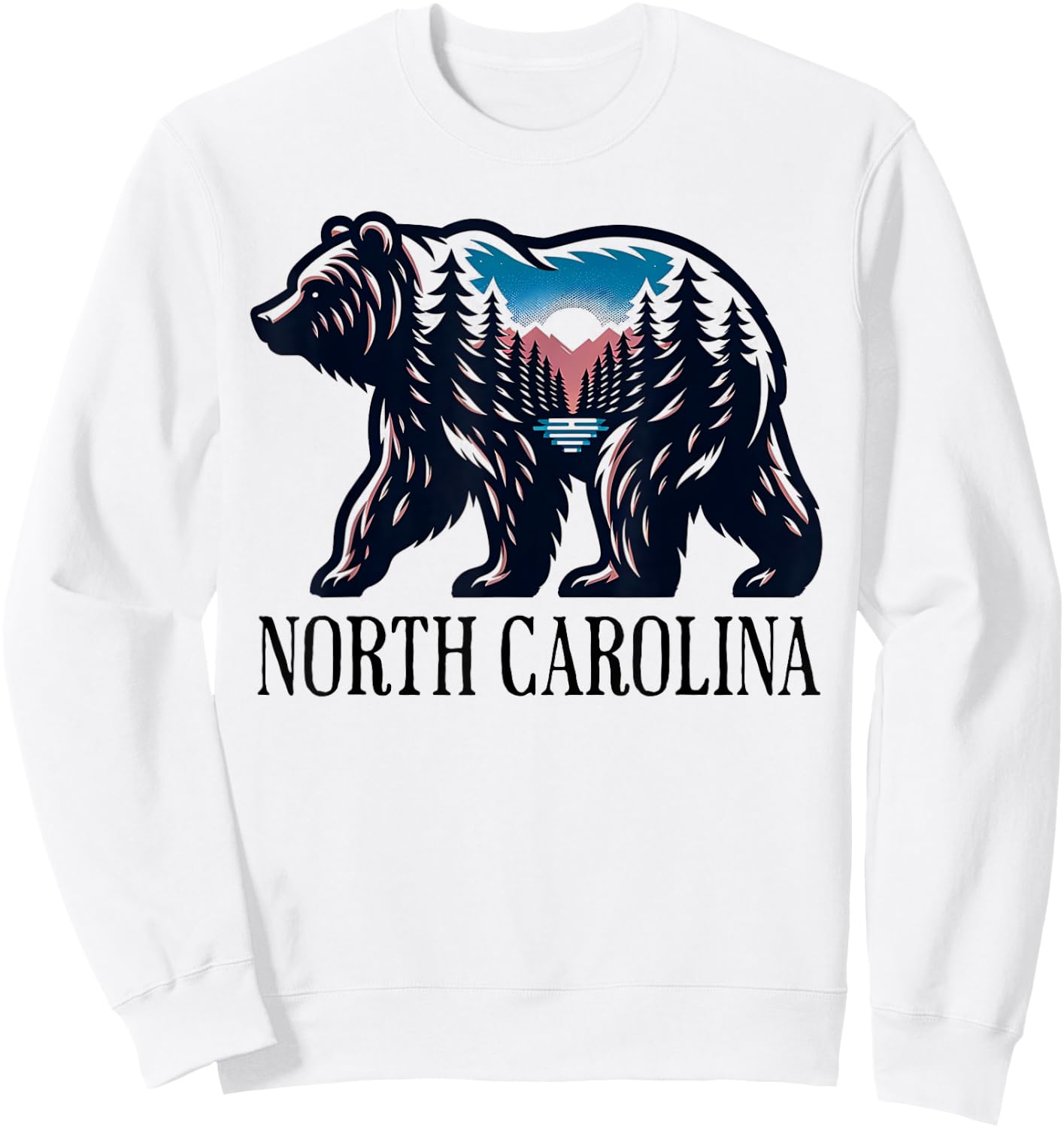 North Carolina Sweatshirt - Sweatshirt | White