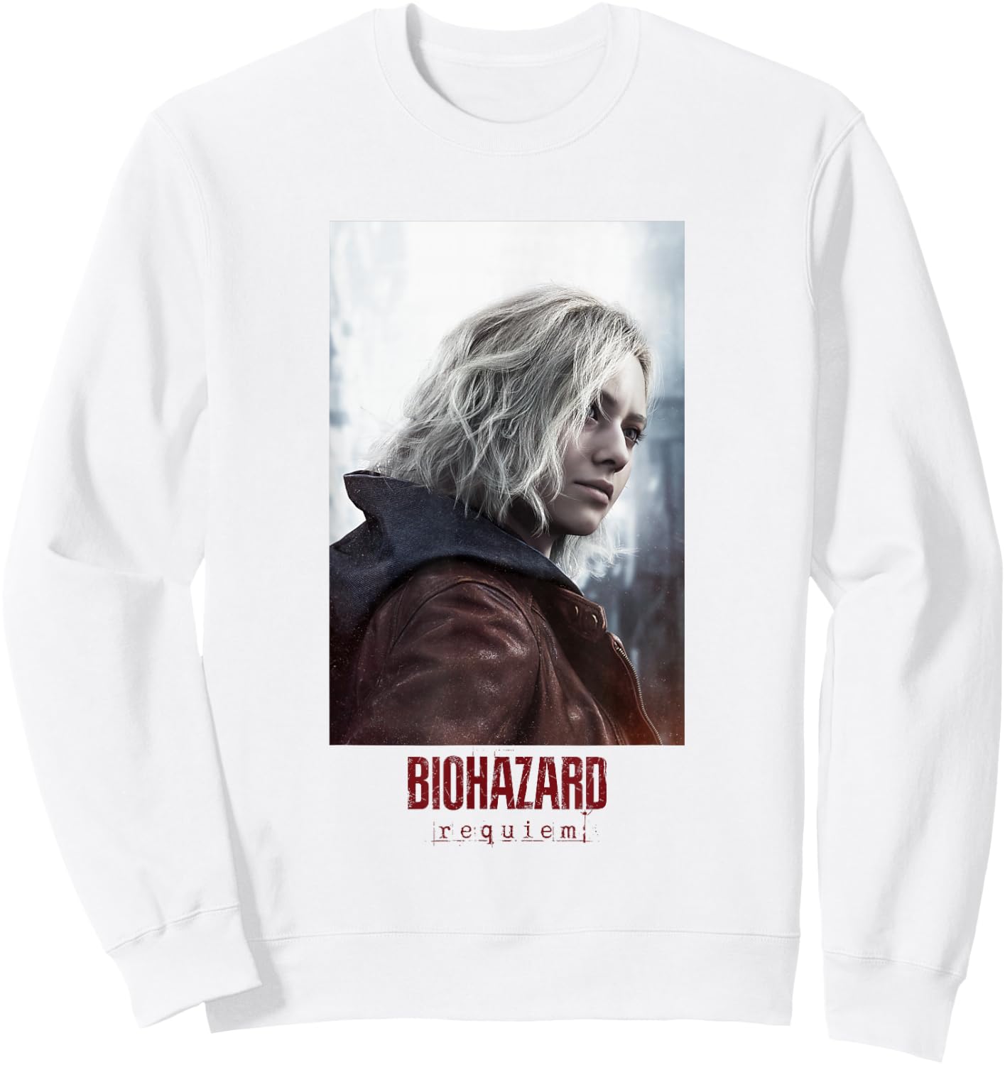 Resident Evil Requiem Grace Art FP(W) Sweatshirt - Sweatshirt | White