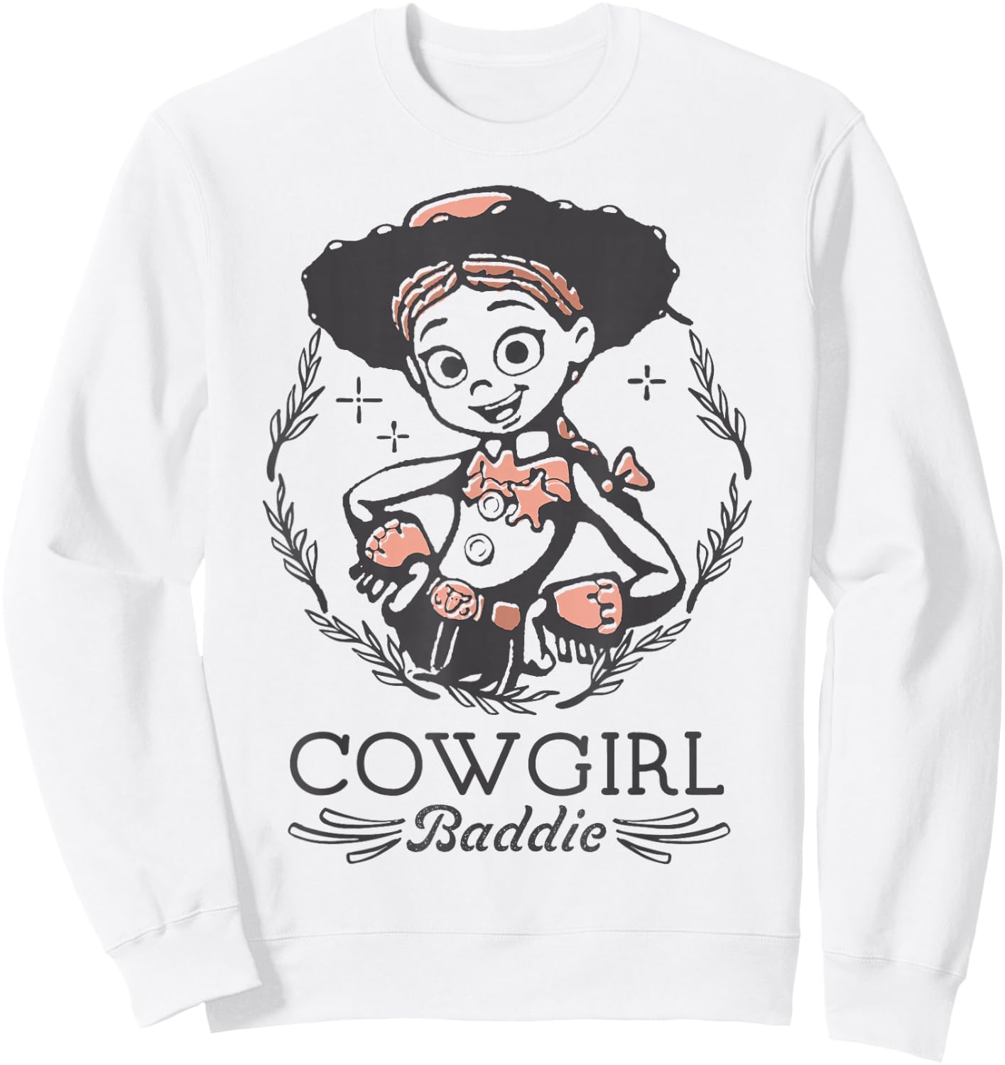 Disney Pixar Toy Story 5 Cowgirl Baddie Jessie Vintage Sweatshirt - Sweatshirt | White