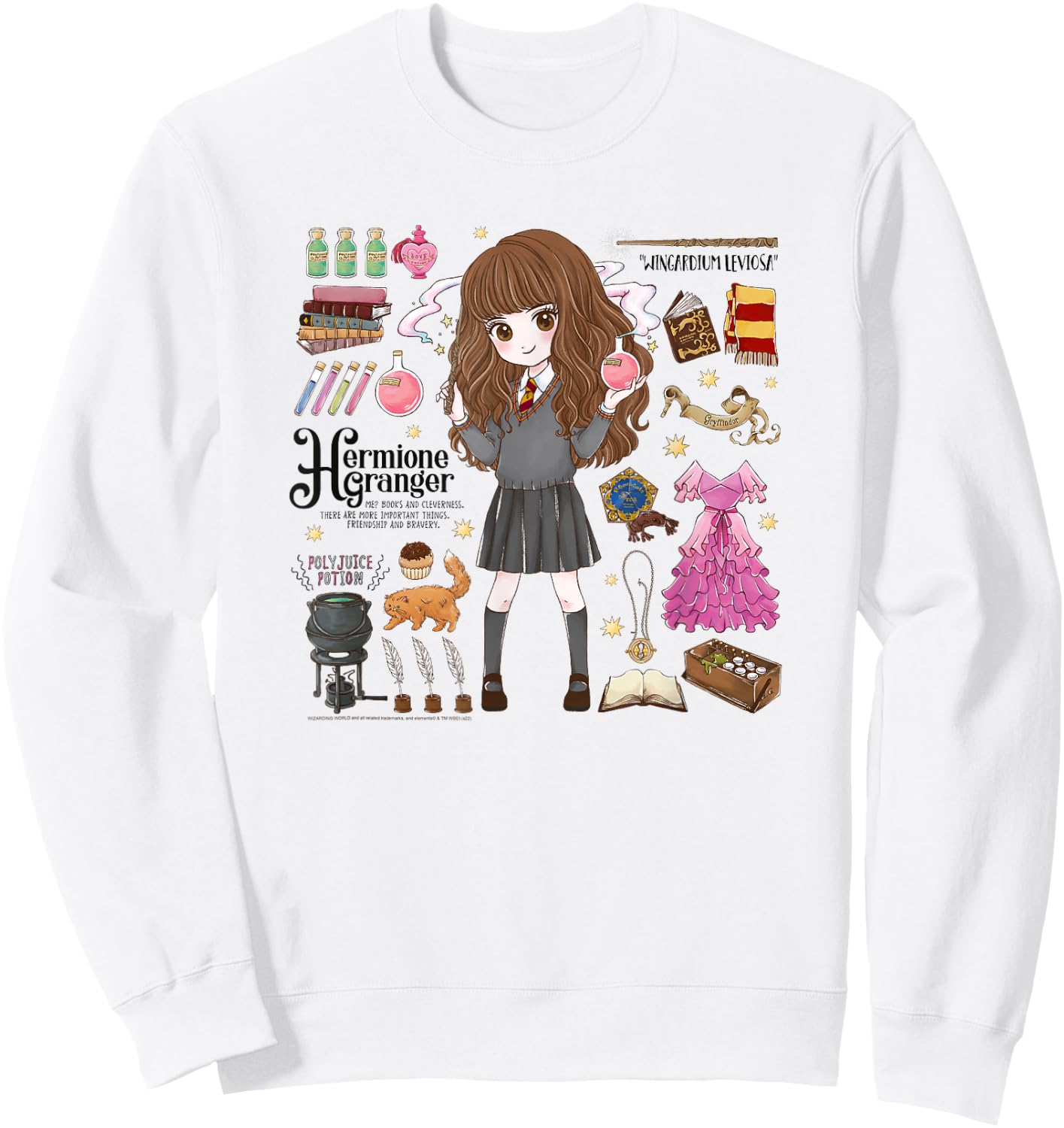 Harry Potter Hermione Granger Potions Sweatshirt - Sweatshirt | White